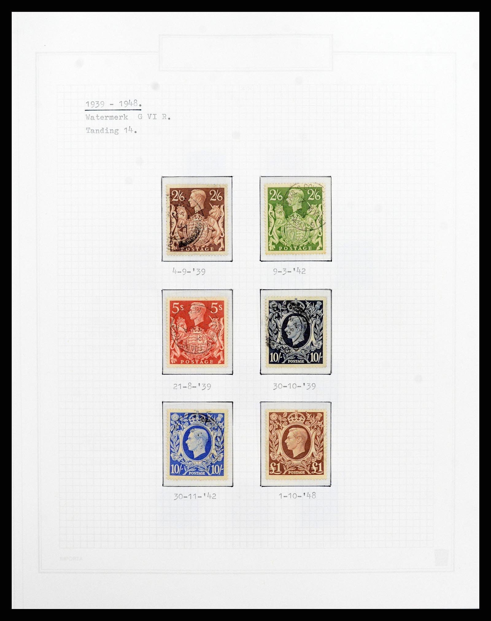 38035 038 - Postzegelverzameling 38035 Engeland 1840-2004.