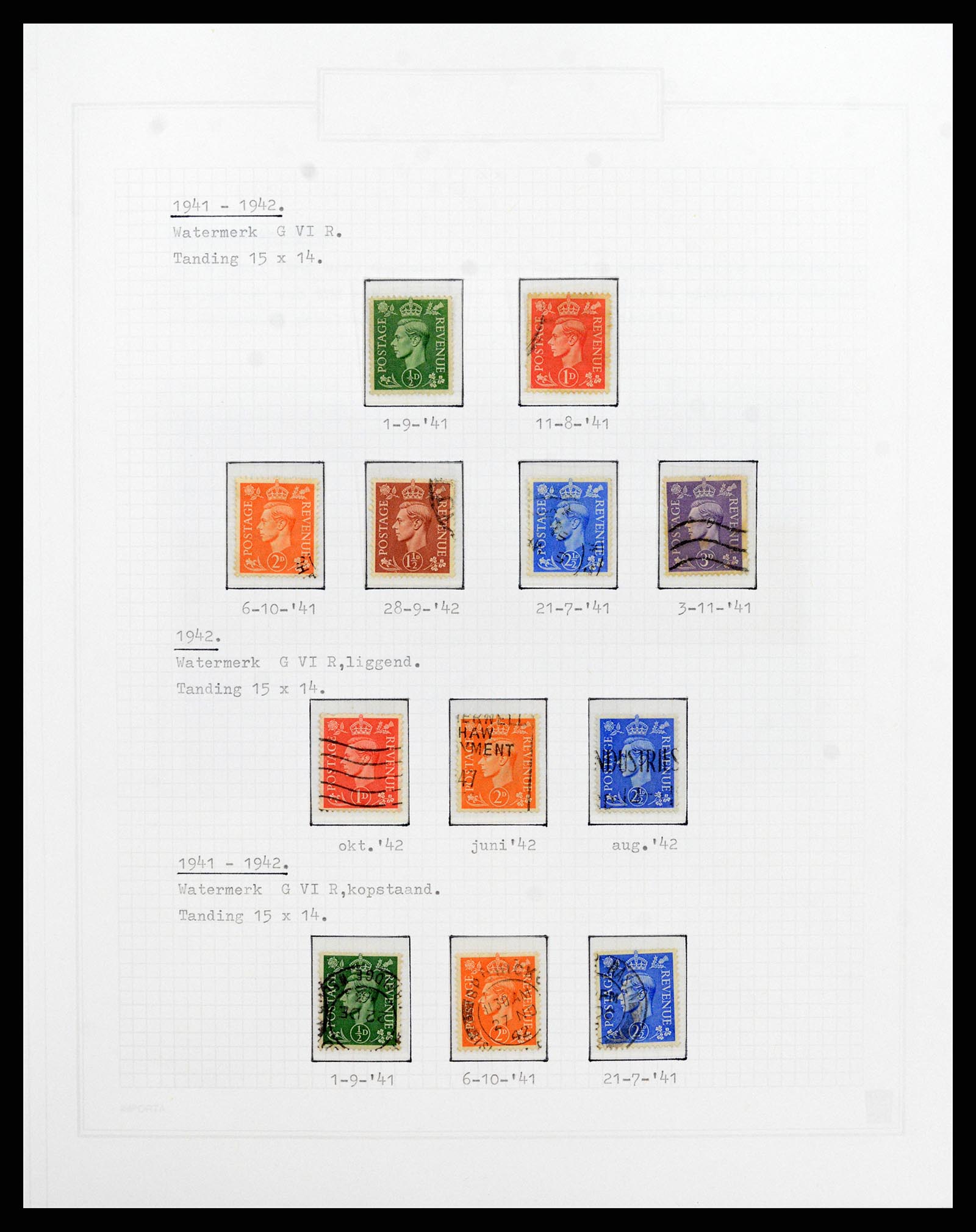 38035 039 - Postzegelverzameling 38035 Engeland 1840-2004.