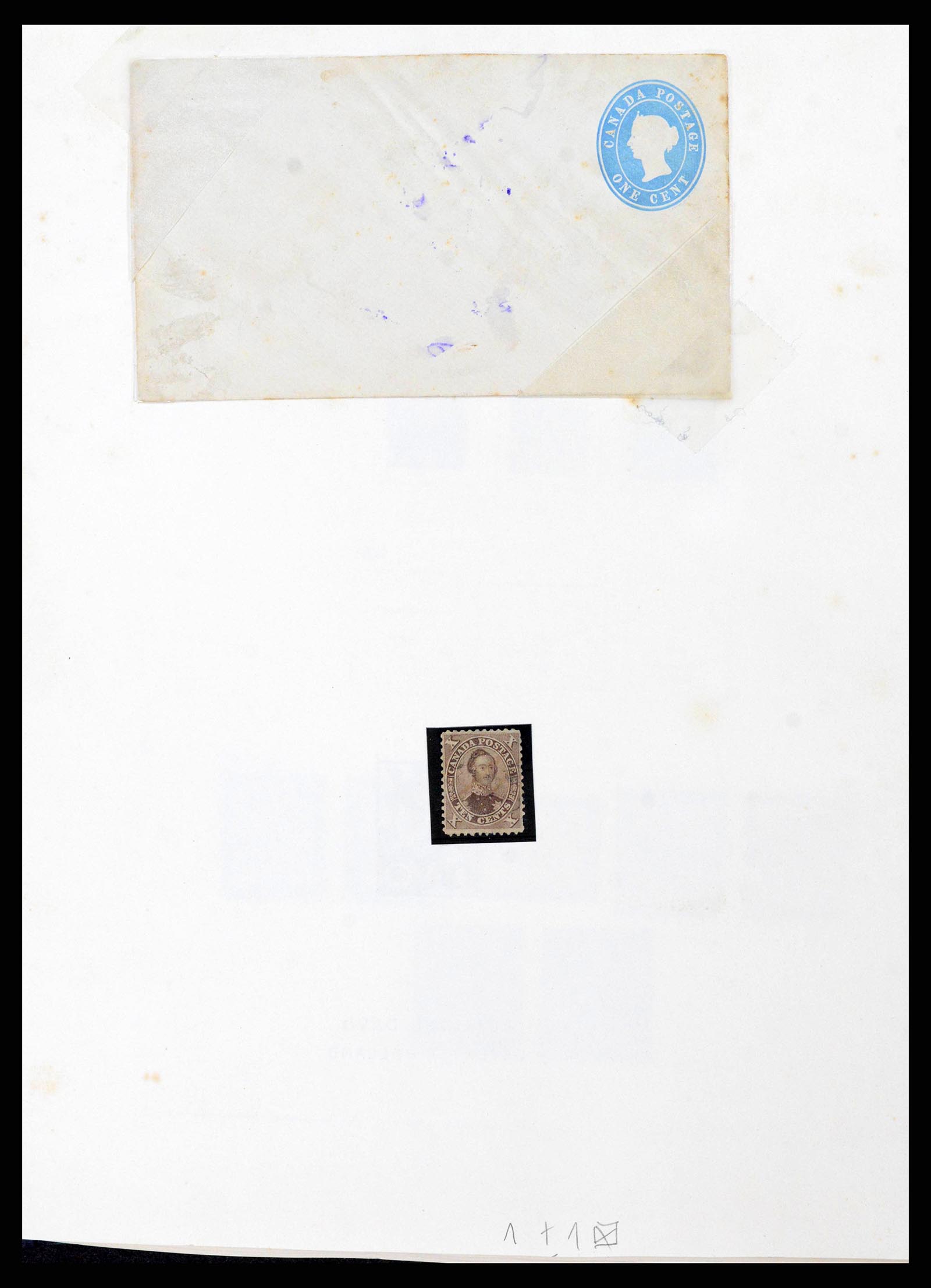 38036 0001 - Postzegelverzameling 38036 Canada 1851-1980.