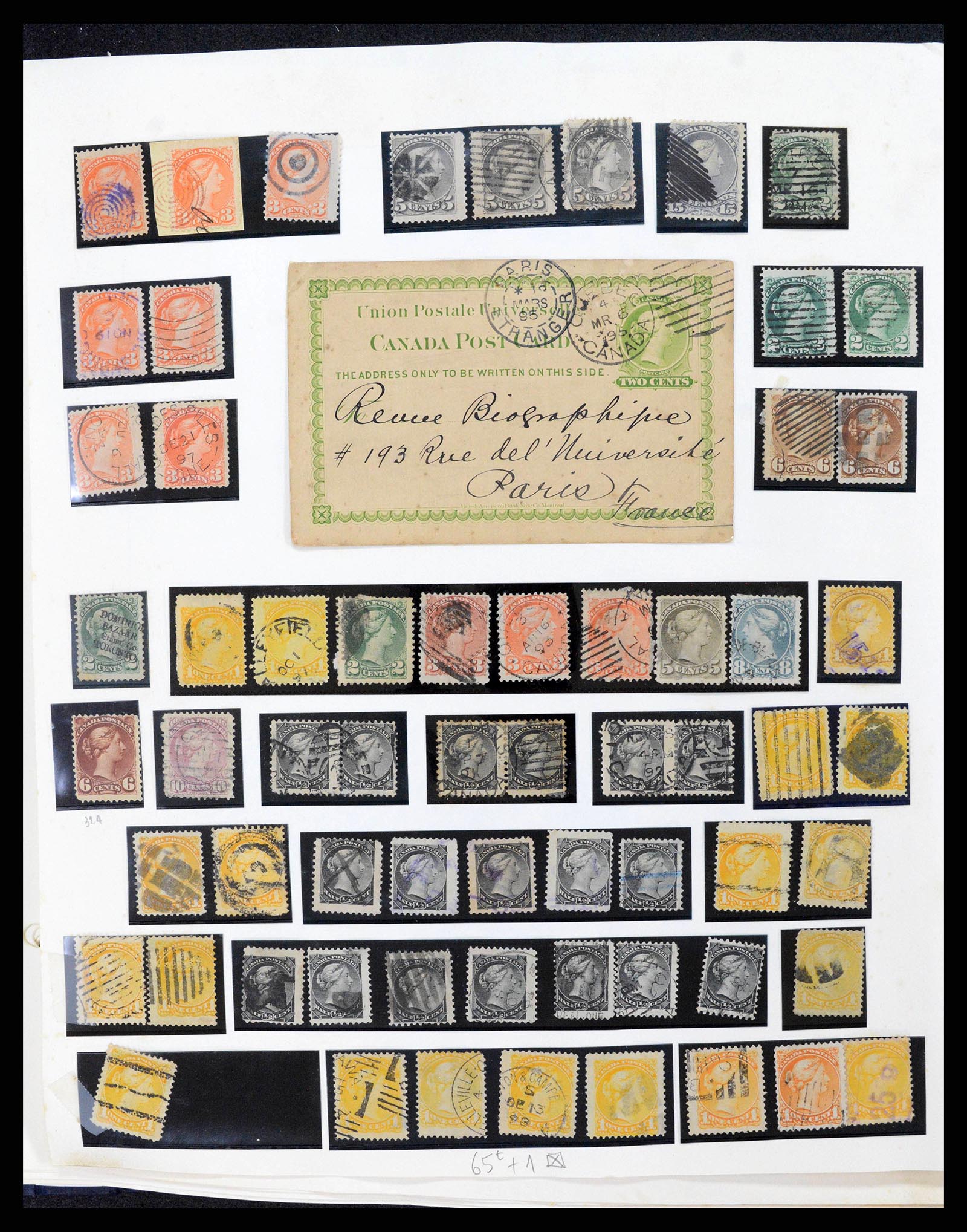 38036 0003 - Postzegelverzameling 38036 Canada 1851-1980.