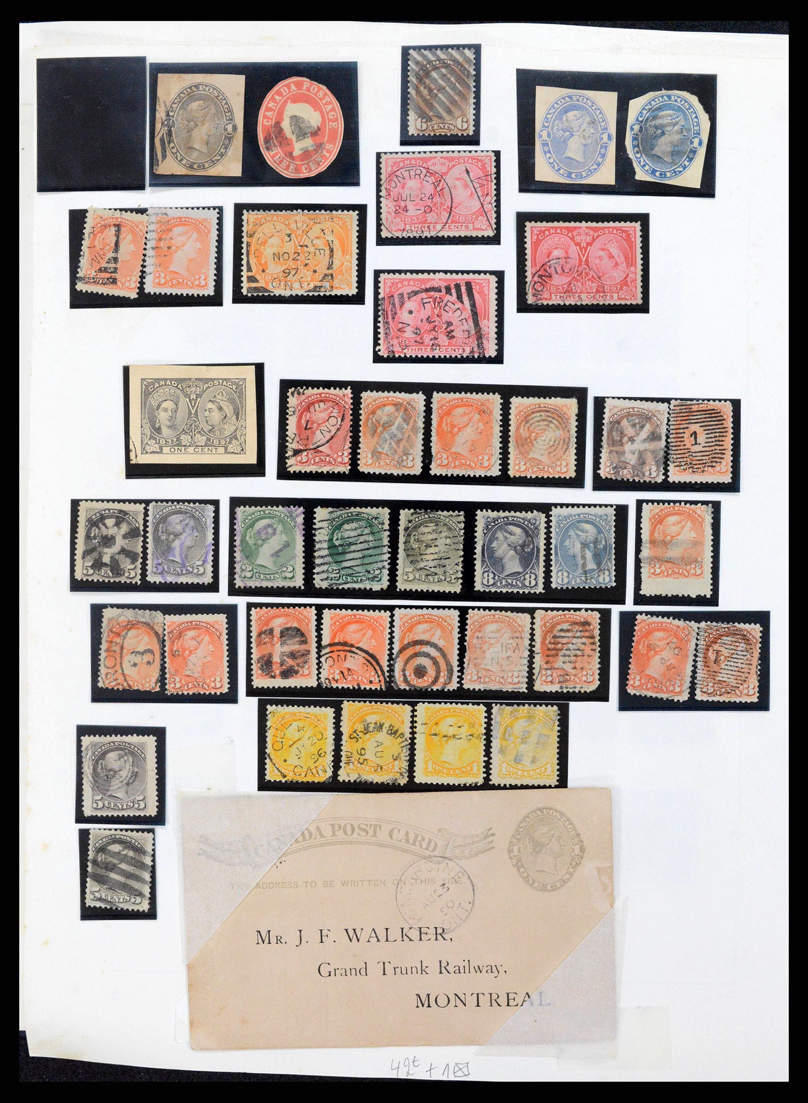 38036 0005 - Postzegelverzameling 38036 Canada 1851-1980.