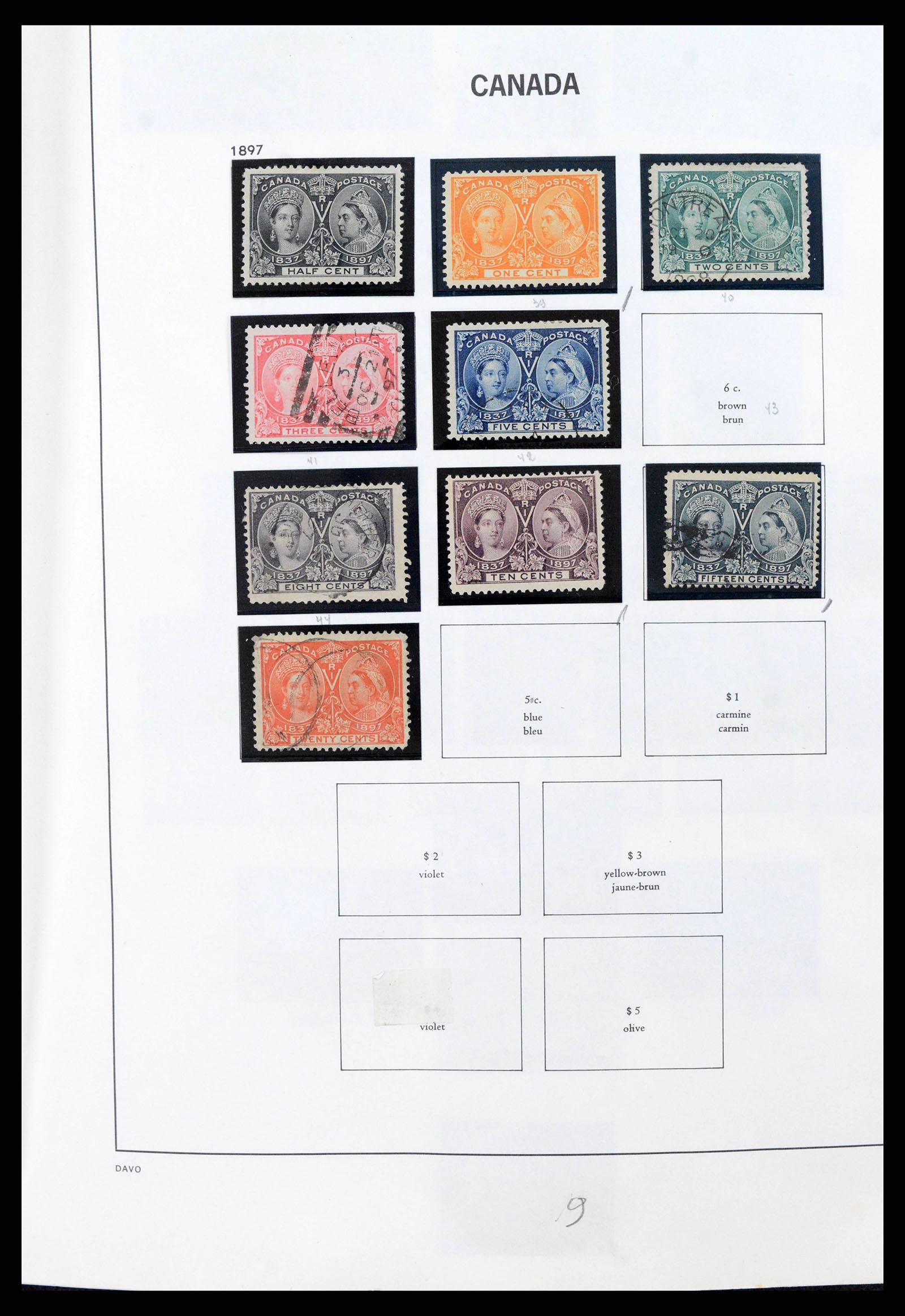 38036 0006 - Postzegelverzameling 38036 Canada 1851-1980.