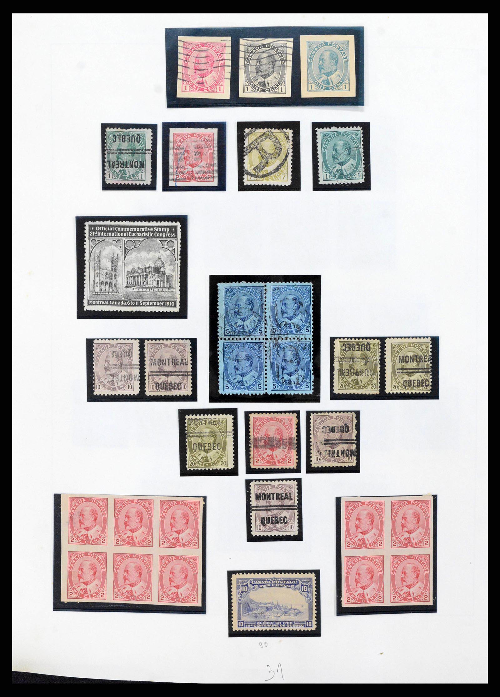 38036 0009 - Postzegelverzameling 38036 Canada 1851-1980.
