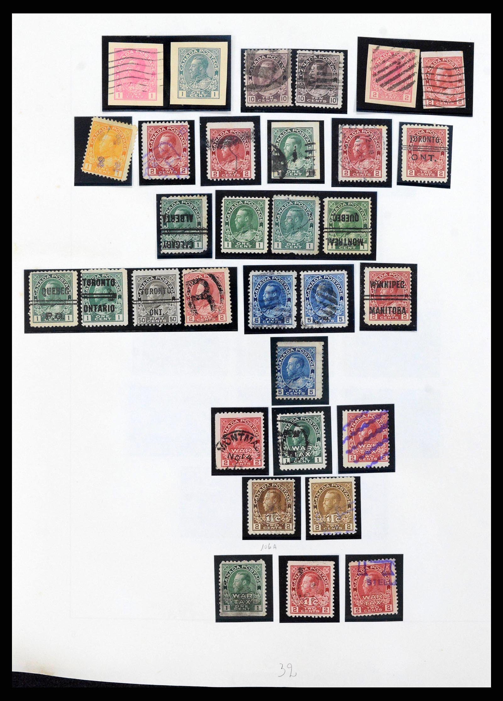 38036 0011 - Postzegelverzameling 38036 Canada 1851-1980.