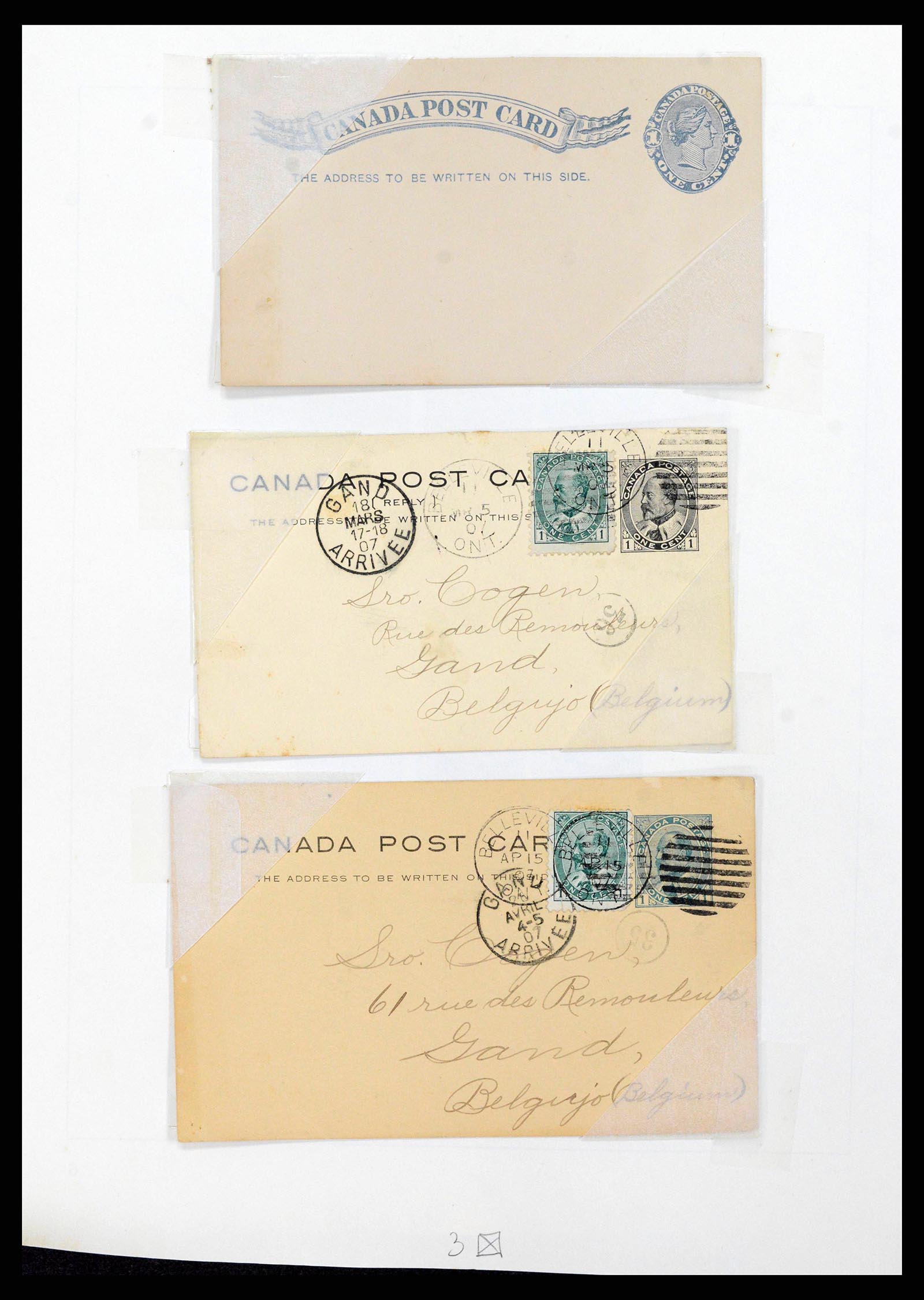 38036 0013 - Postzegelverzameling 38036 Canada 1851-1980.