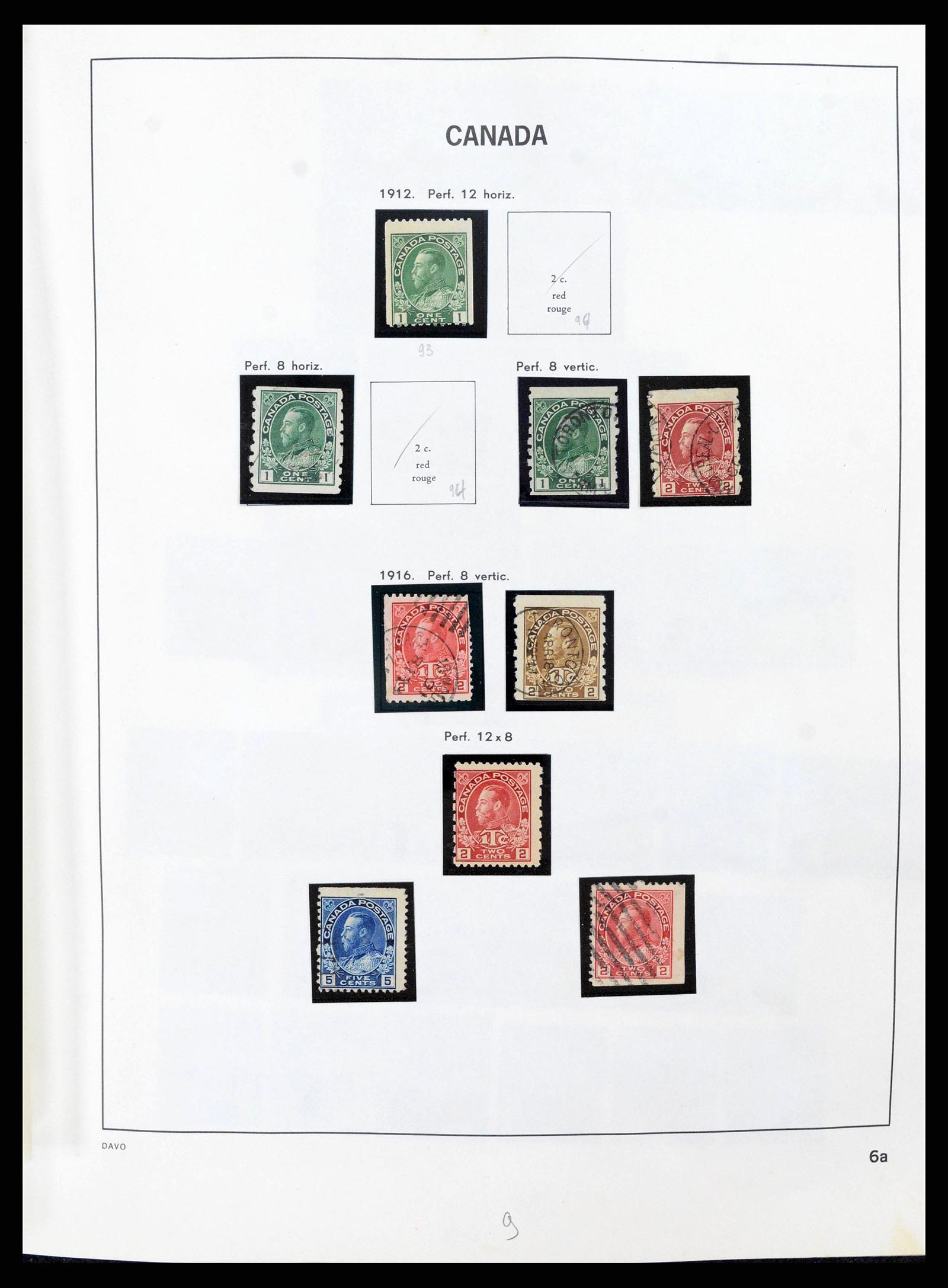 38036 0014 - Postzegelverzameling 38036 Canada 1851-1980.