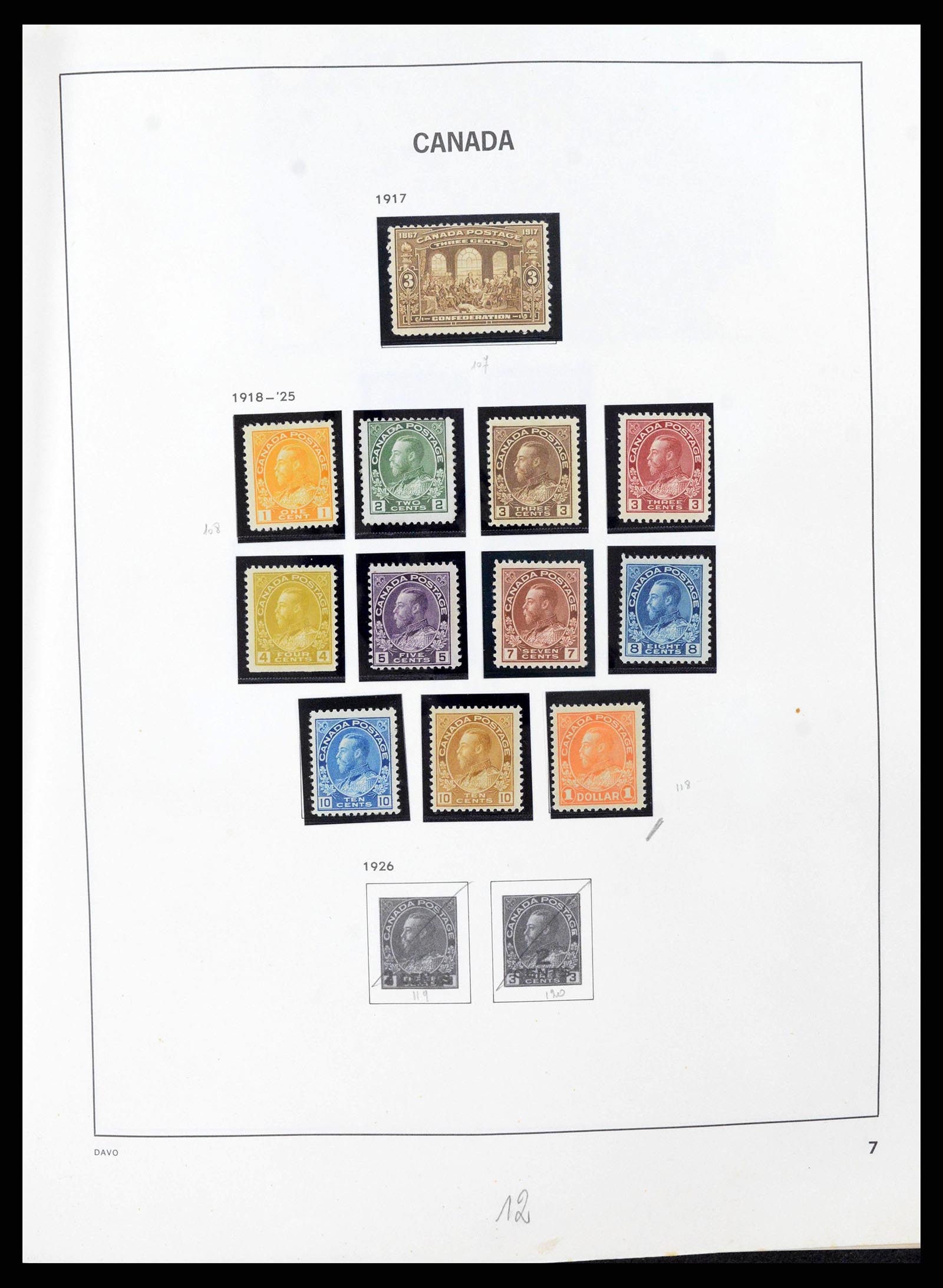 38036 0016 - Postzegelverzameling 38036 Canada 1851-1980.