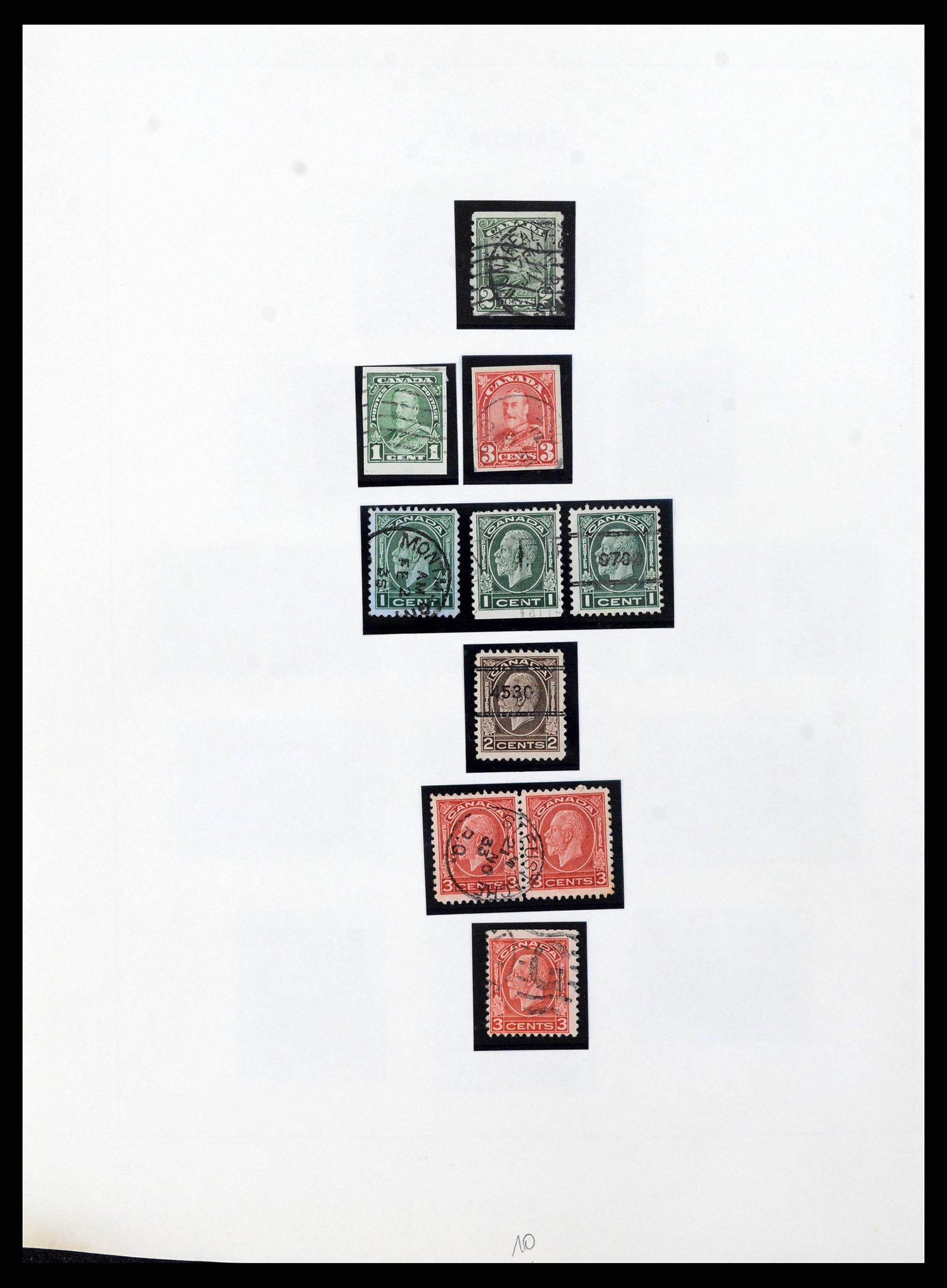 38036 0025 - Postzegelverzameling 38036 Canada 1851-1980.