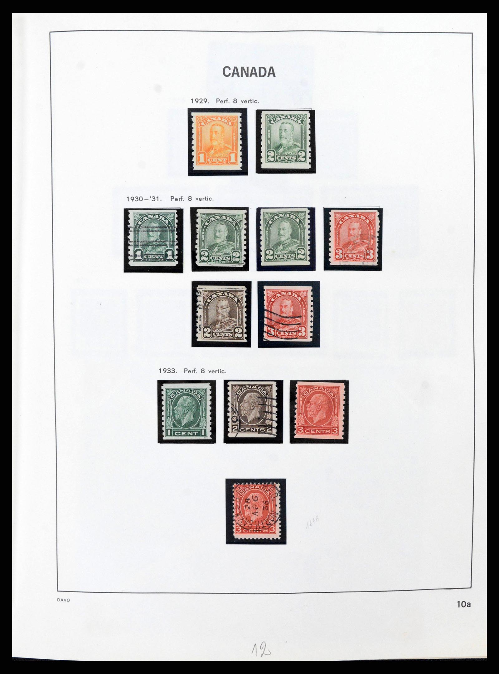 38036 0026 - Postzegelverzameling 38036 Canada 1851-1980.