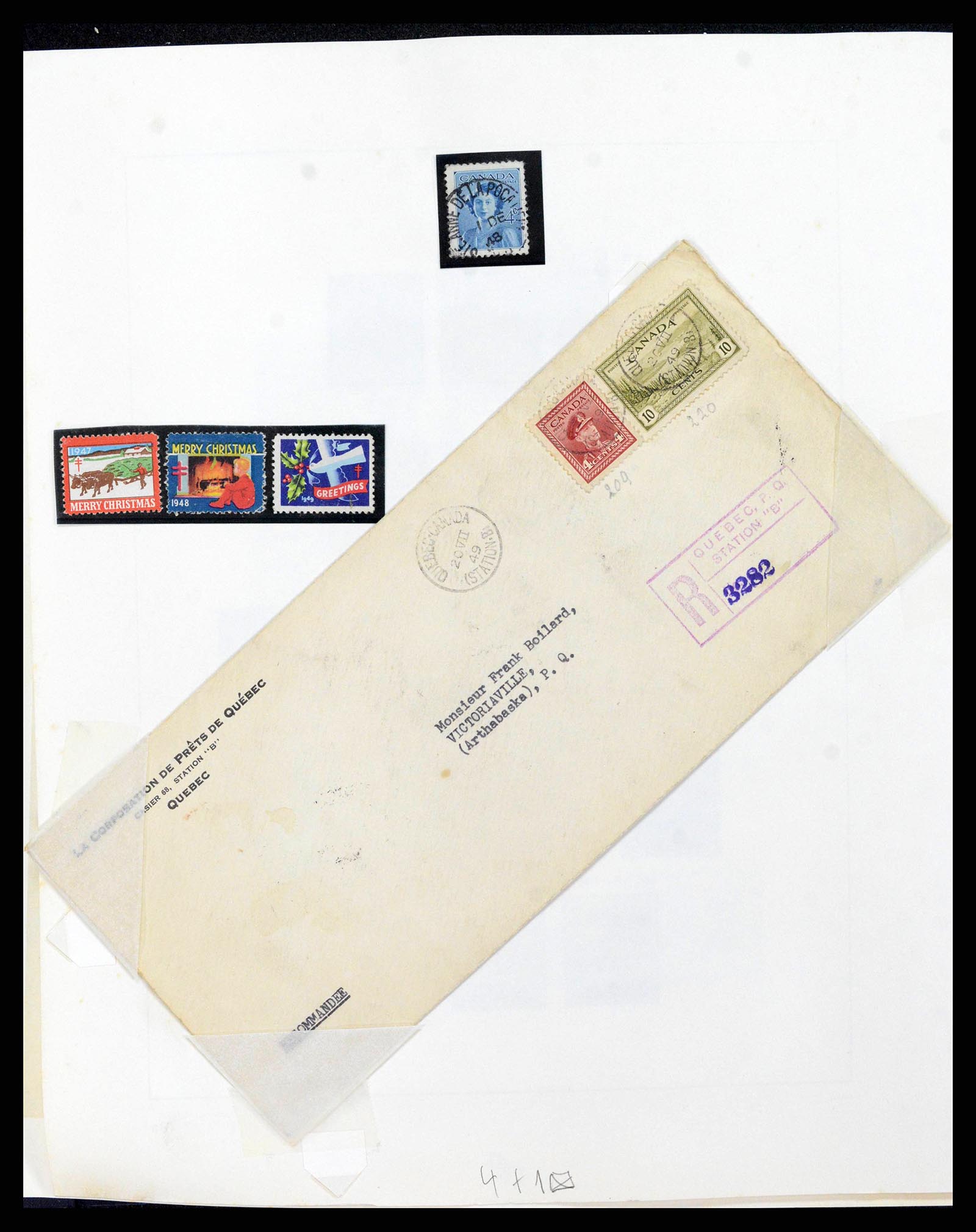 38036 0035 - Postzegelverzameling 38036 Canada 1851-1980.
