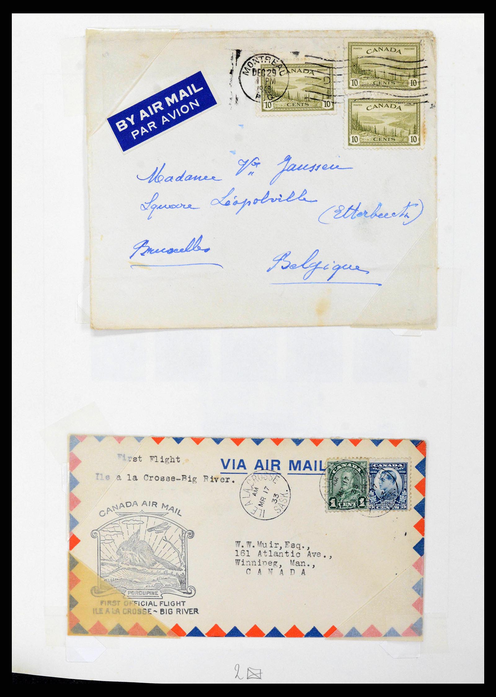 38036 0039 - Postzegelverzameling 38036 Canada 1851-1980.