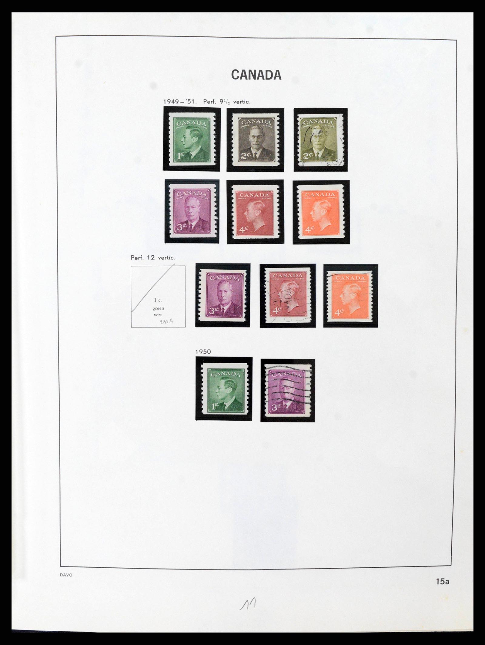 38036 0040 - Postzegelverzameling 38036 Canada 1851-1980.