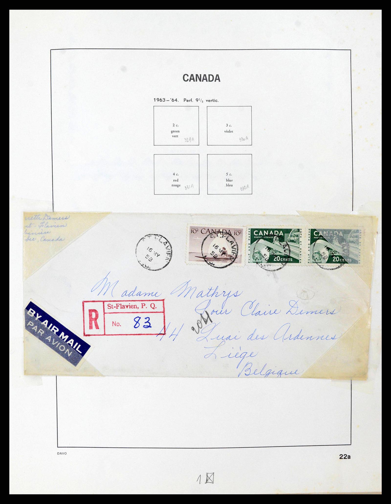 38036 0058 - Stamp collection 38036 Canada 1851-1980.