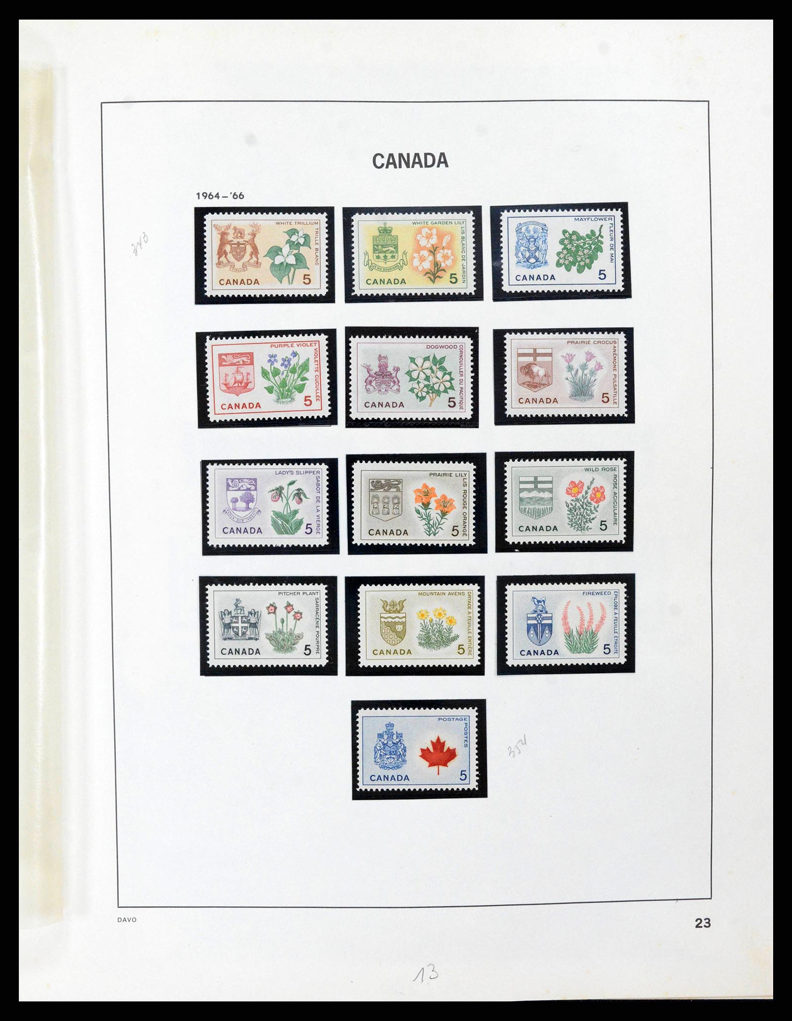 38036 0060 - Stamp collection 38036 Canada 1851-1980.