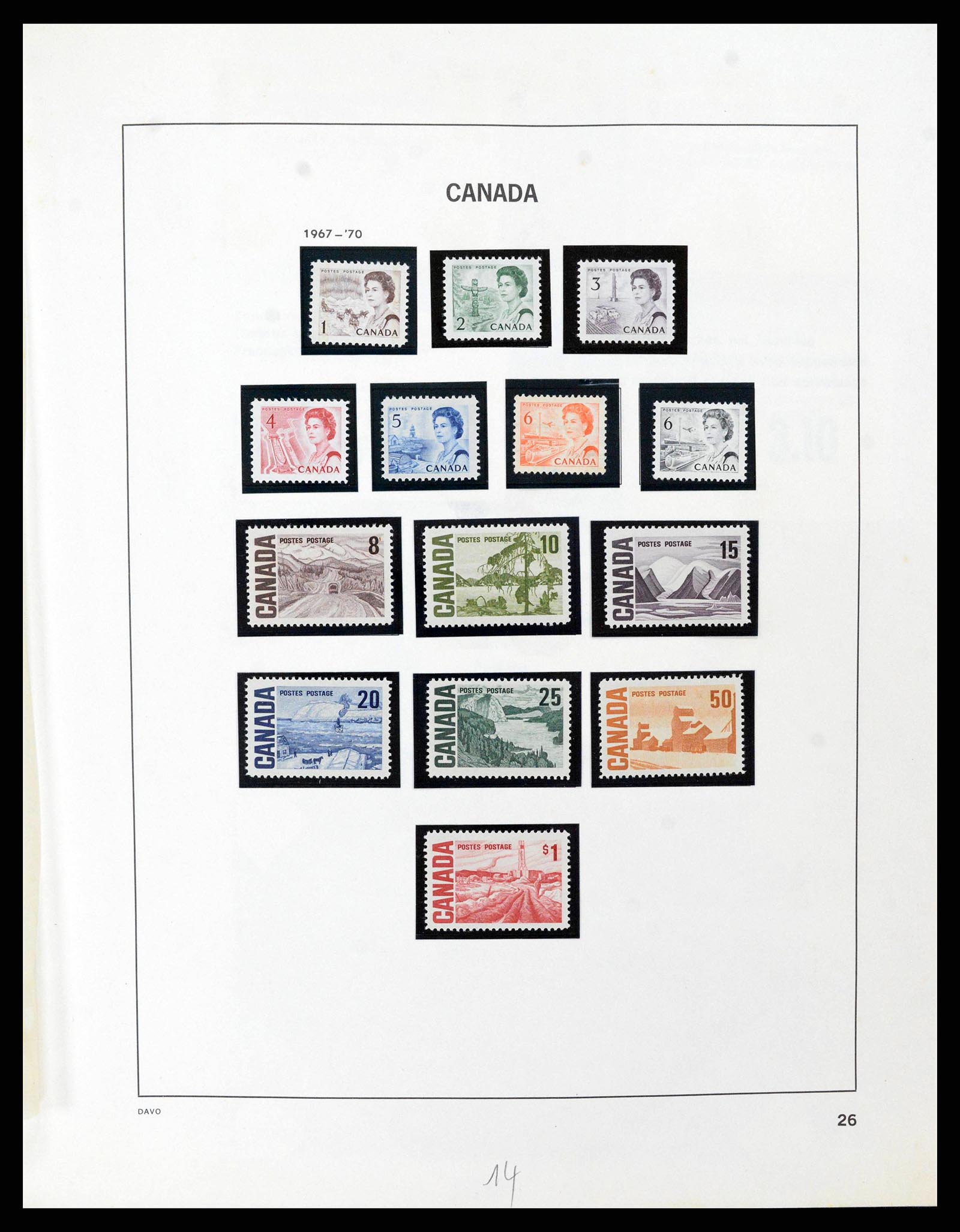 38036 0066 - Stamp collection 38036 Canada 1851-1980.