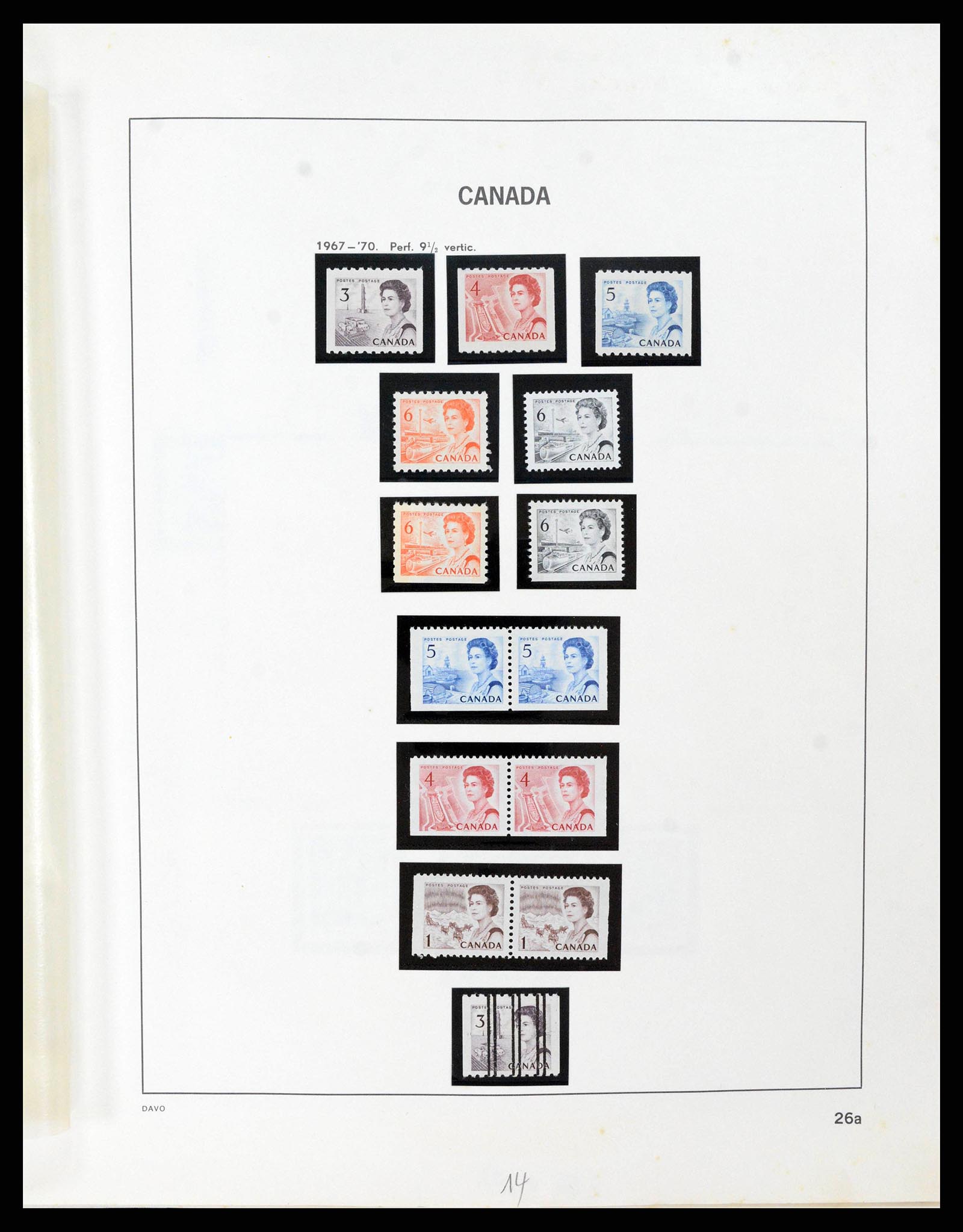 38036 0068 - Stamp collection 38036 Canada 1851-1980.