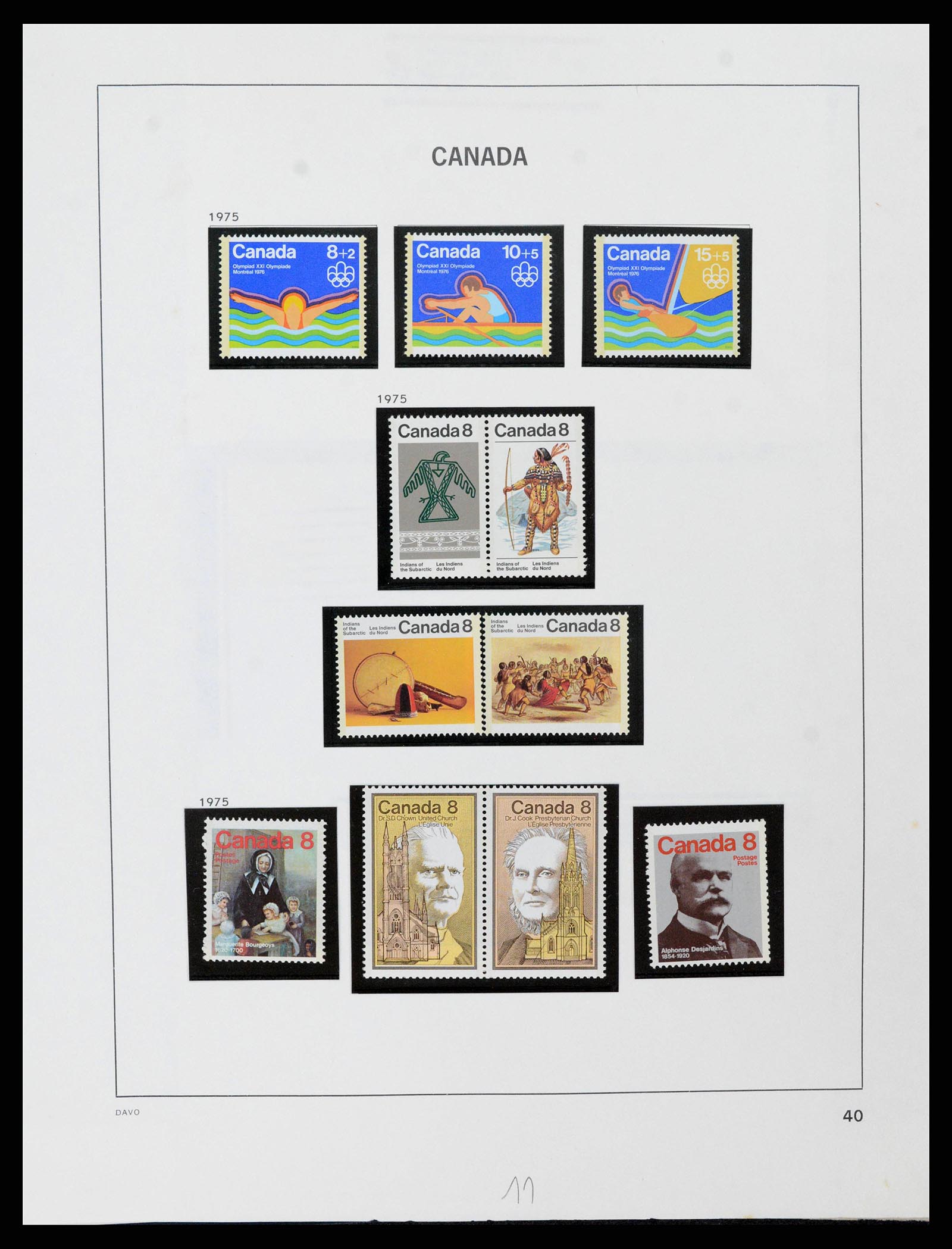 38036 0097 - Stamp collection 38036 Canada 1851-1980.