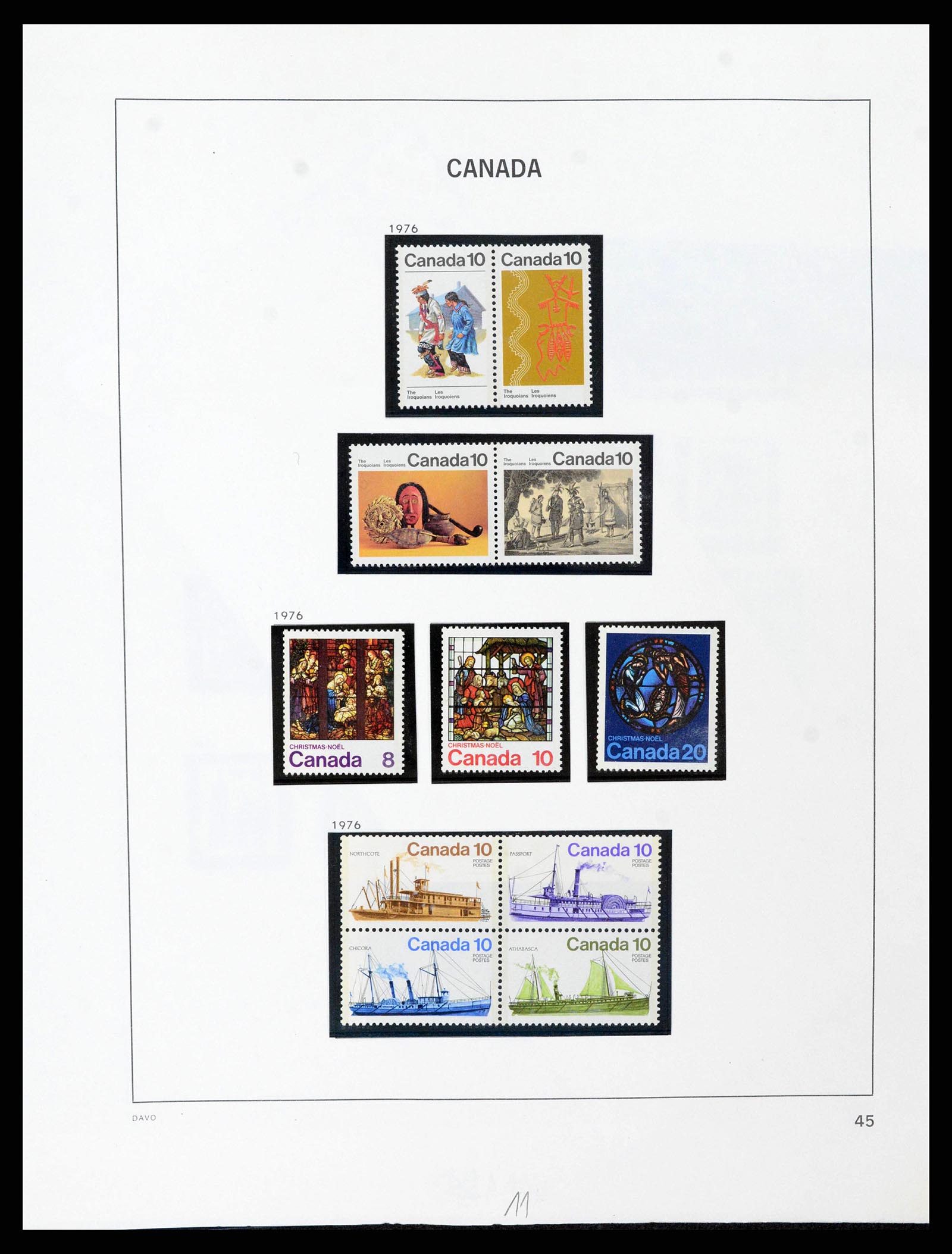 38036 0107 - Stamp collection 38036 Canada 1851-1980.