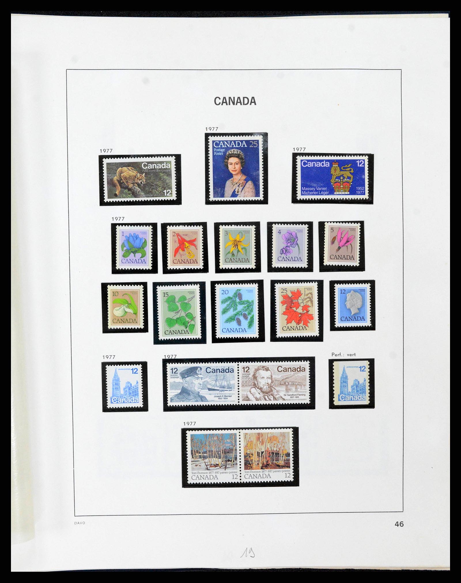 38036 0109 - Stamp collection 38036 Canada 1851-1980.