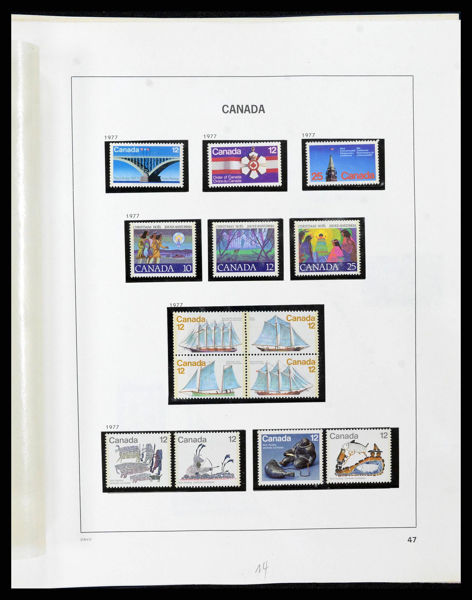 38036 0111 - Stamp collection 38036 Canada 1851-1980.
