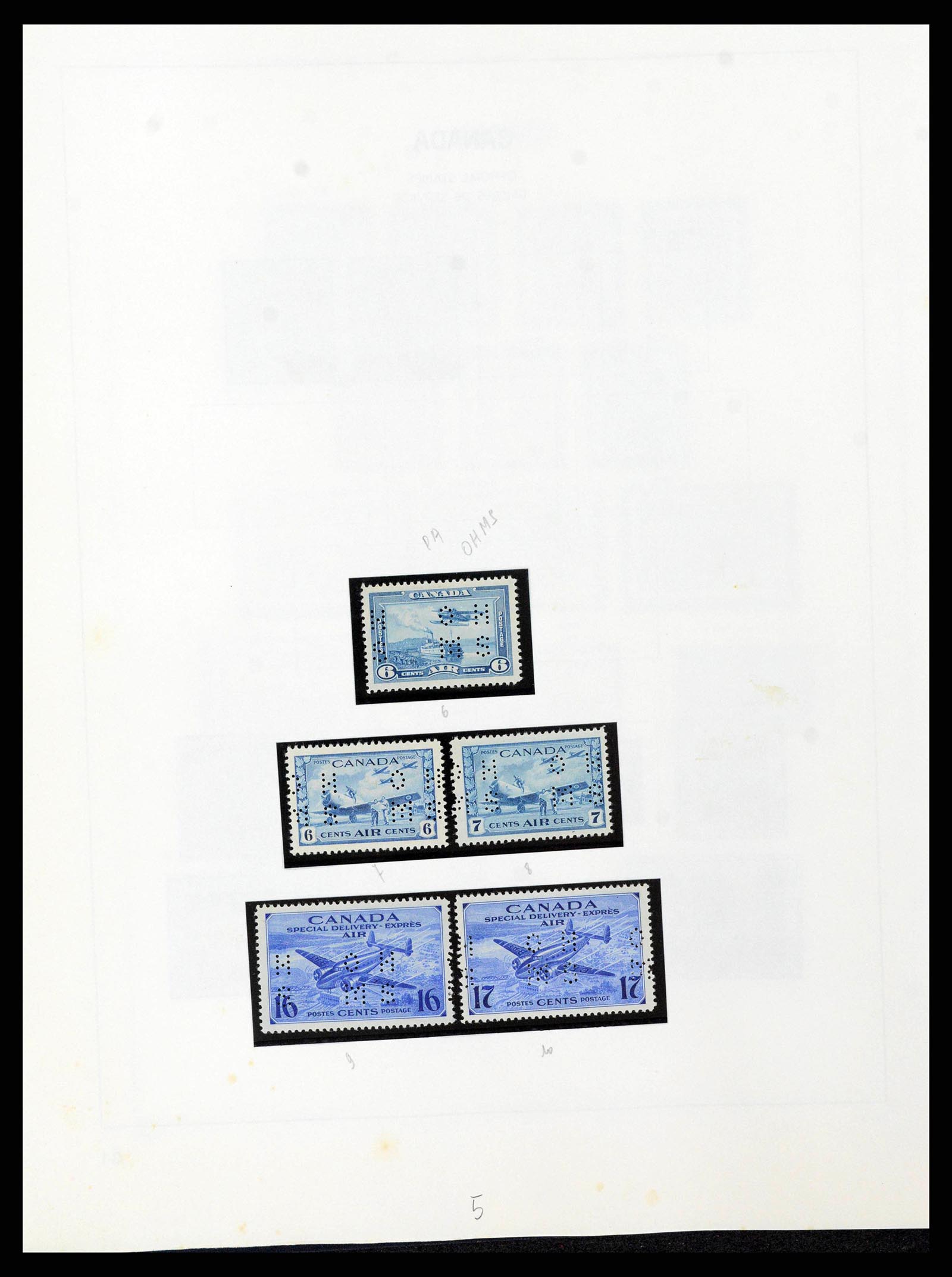 38036 0143 - Postzegelverzameling 38036 Canada 1851-1980.