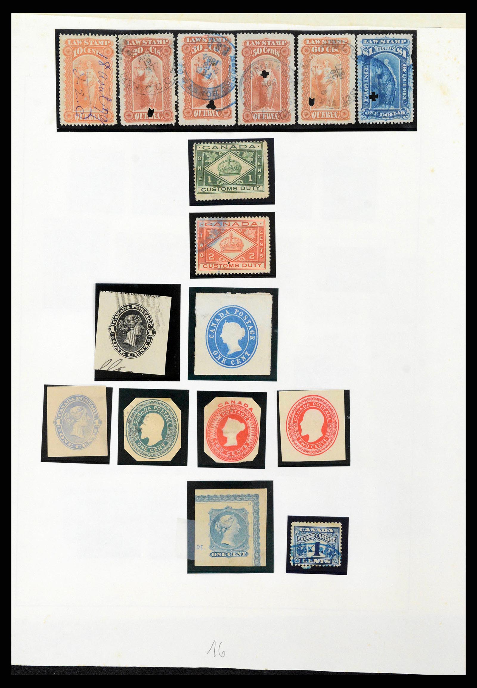 38036 0145 - Postzegelverzameling 38036 Canada 1851-1980.