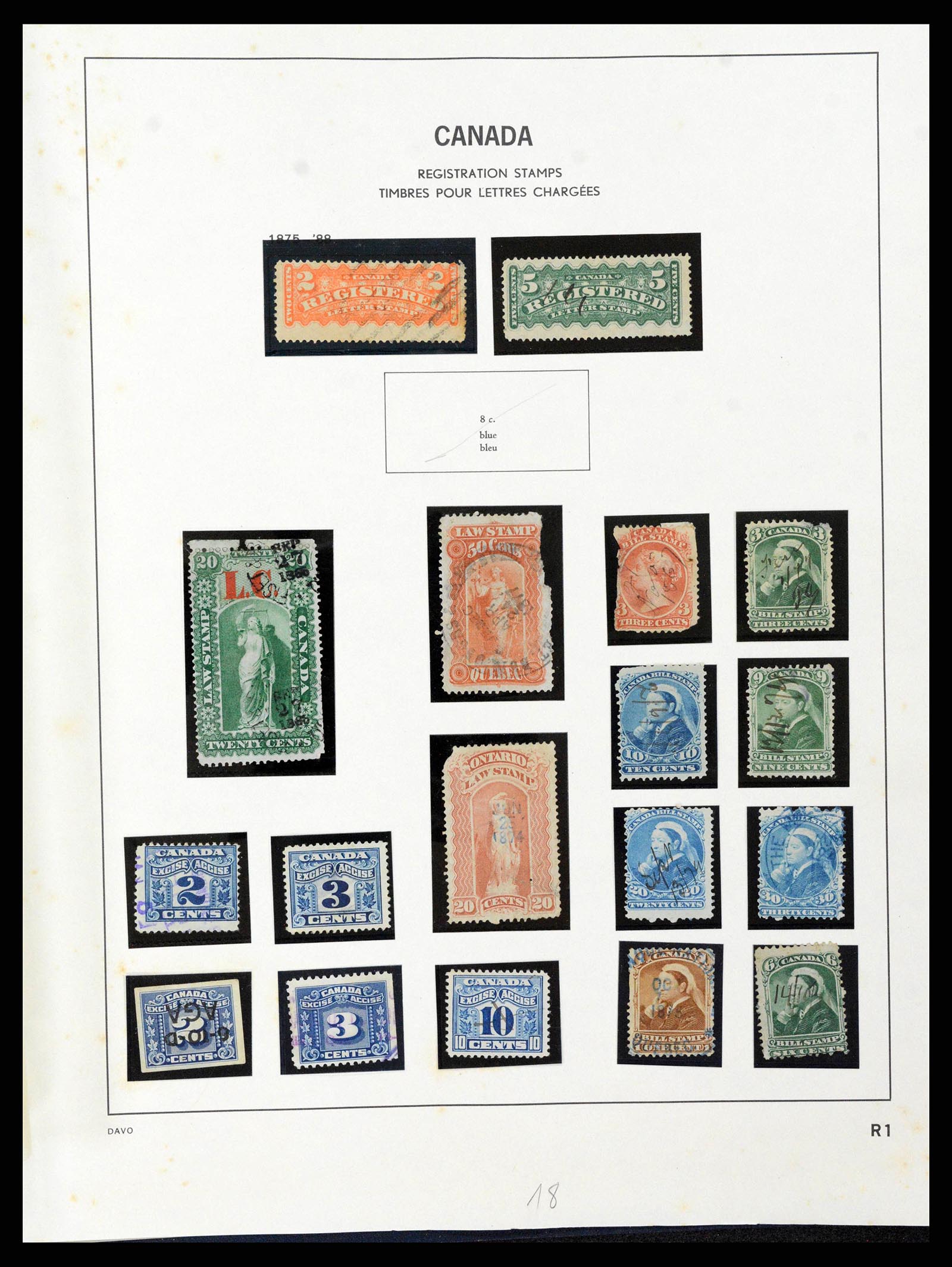 38036 0146 - Postzegelverzameling 38036 Canada 1851-1980.