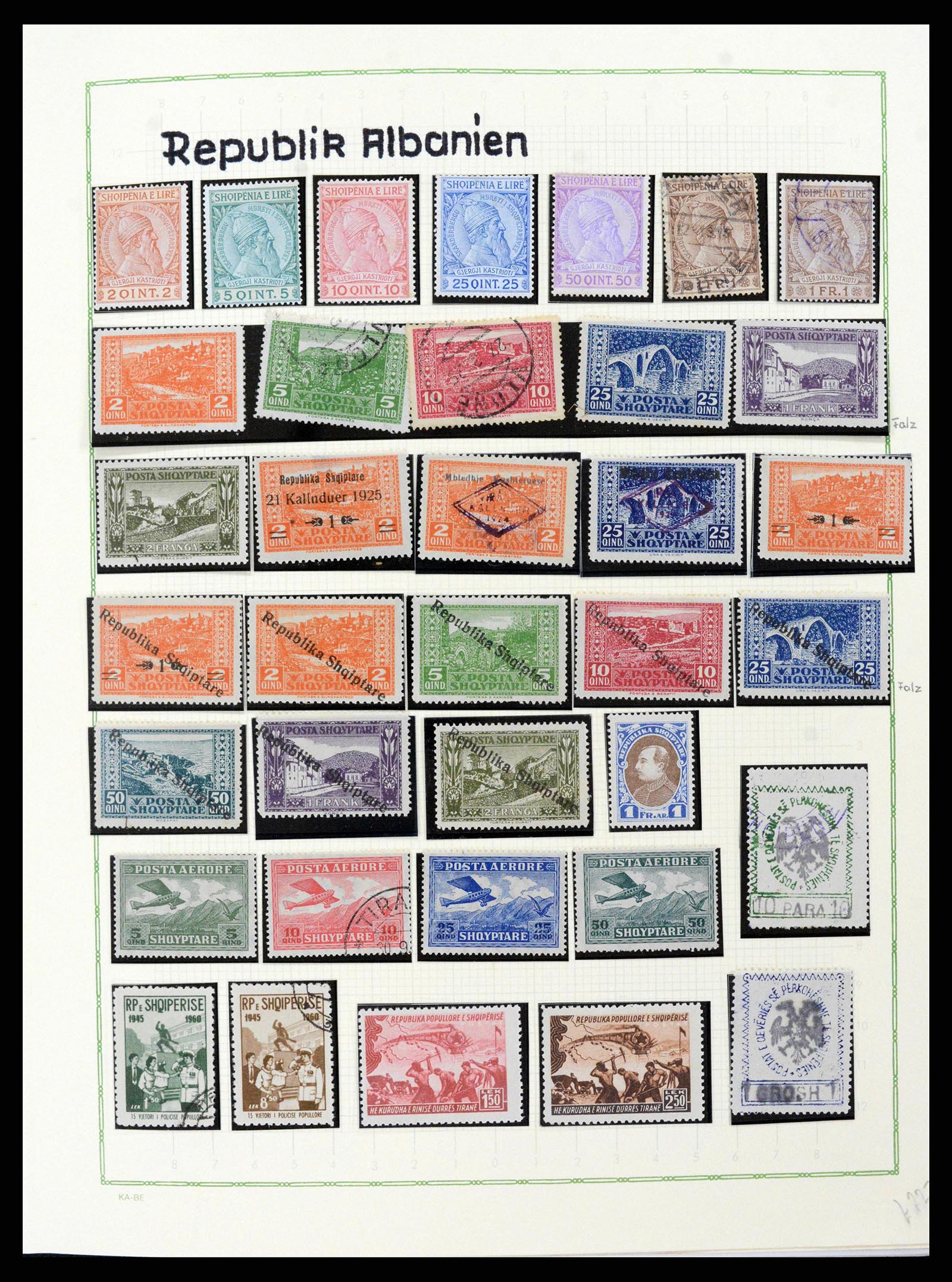 38037 0002 - Stamp collection 38037 Albania 1913-1960.