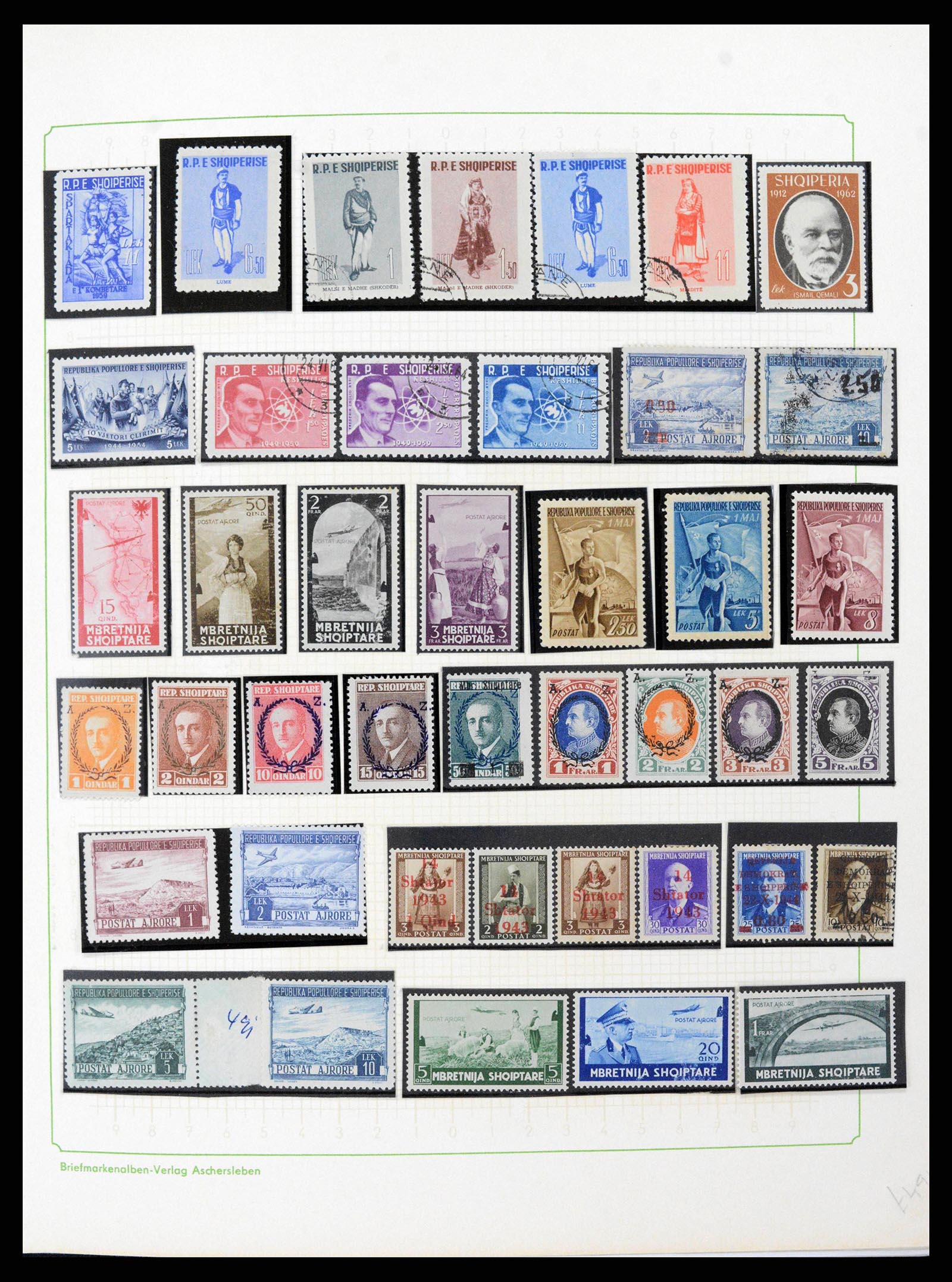 38037 0004 - Stamp collection 38037 Albania 1913-1960.