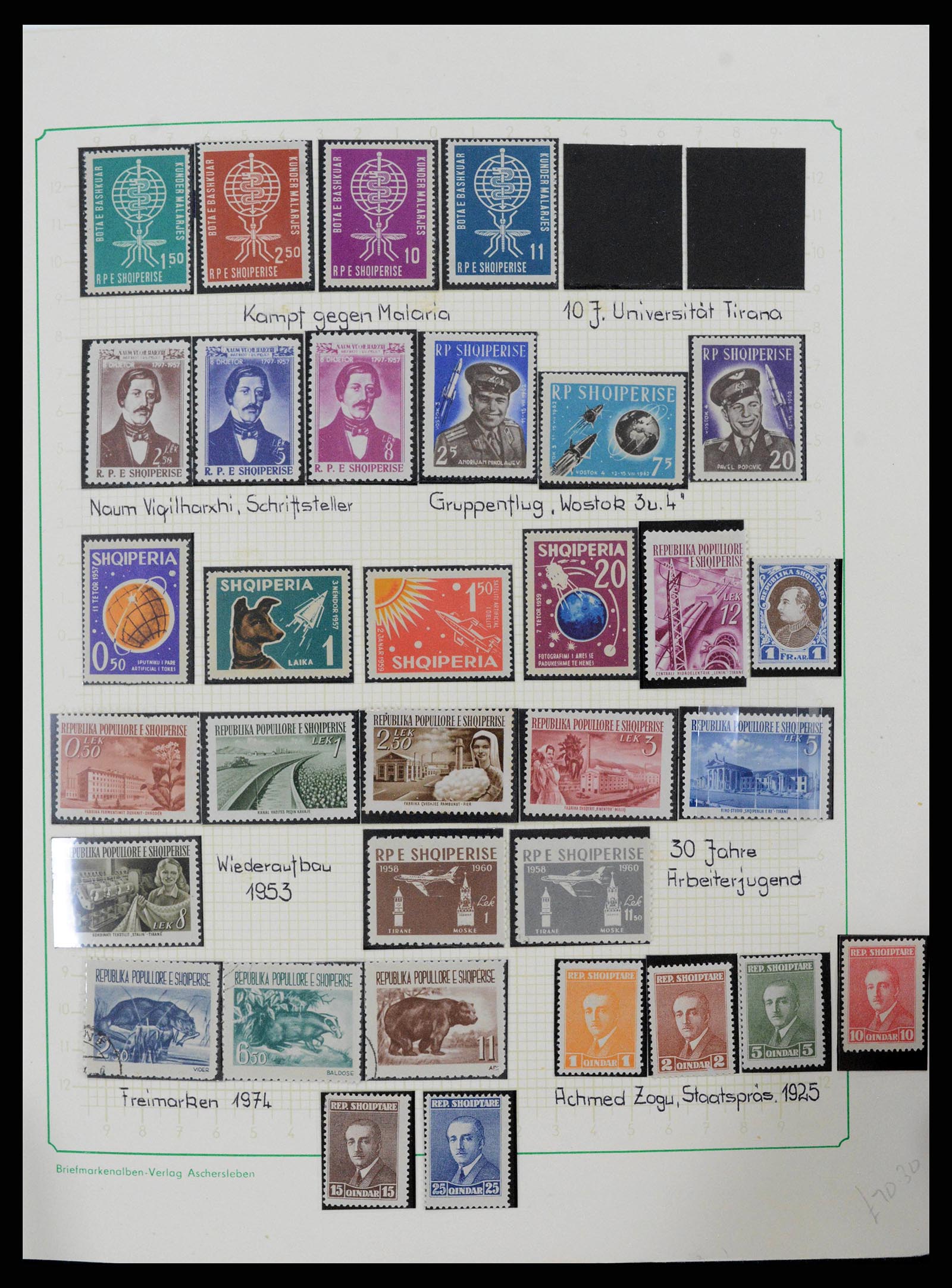 38037 0005 - Stamp collection 38037 Albania 1913-1960.