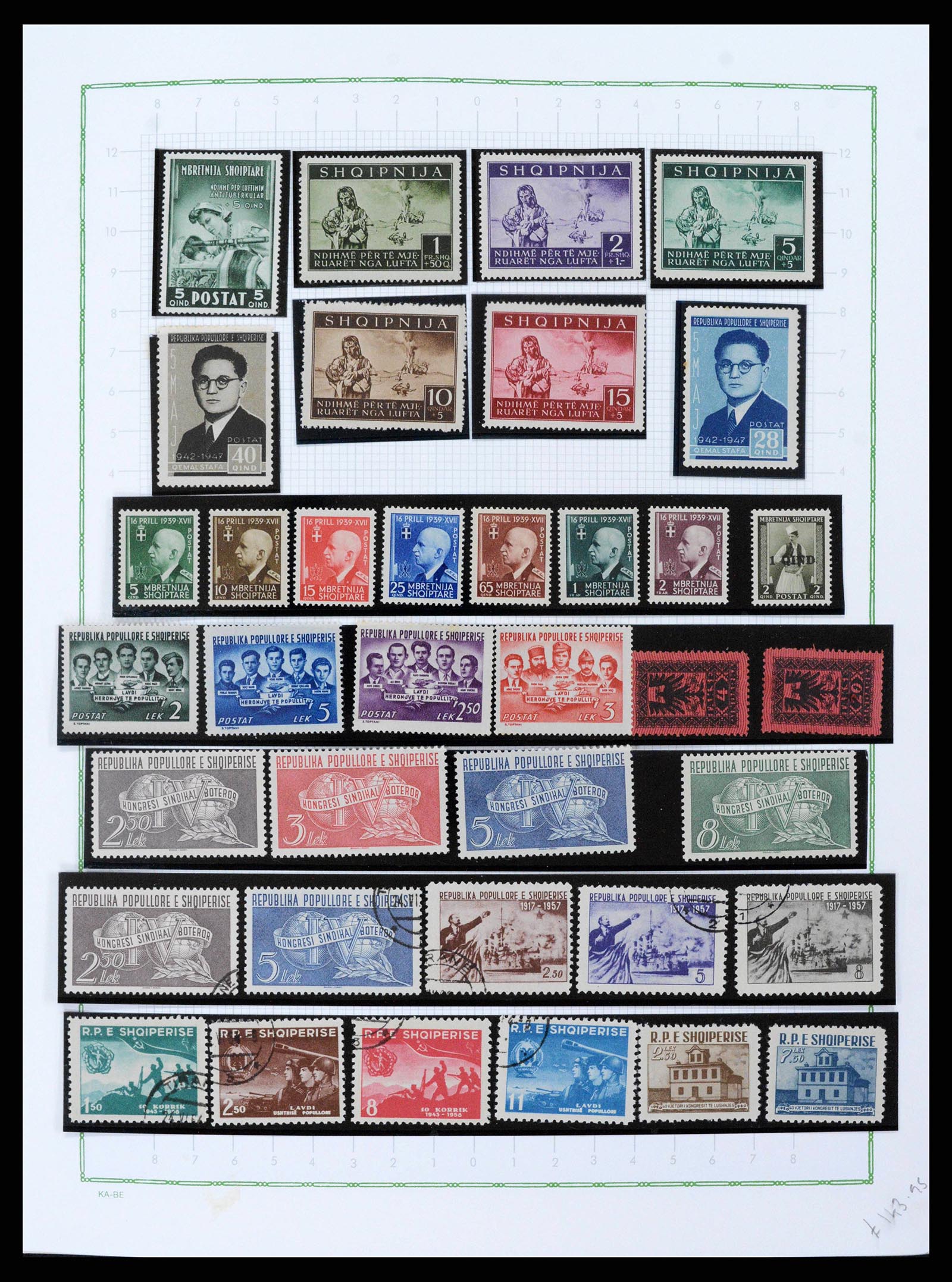 38037 0007 - Stamp collection 38037 Albania 1913-1960.