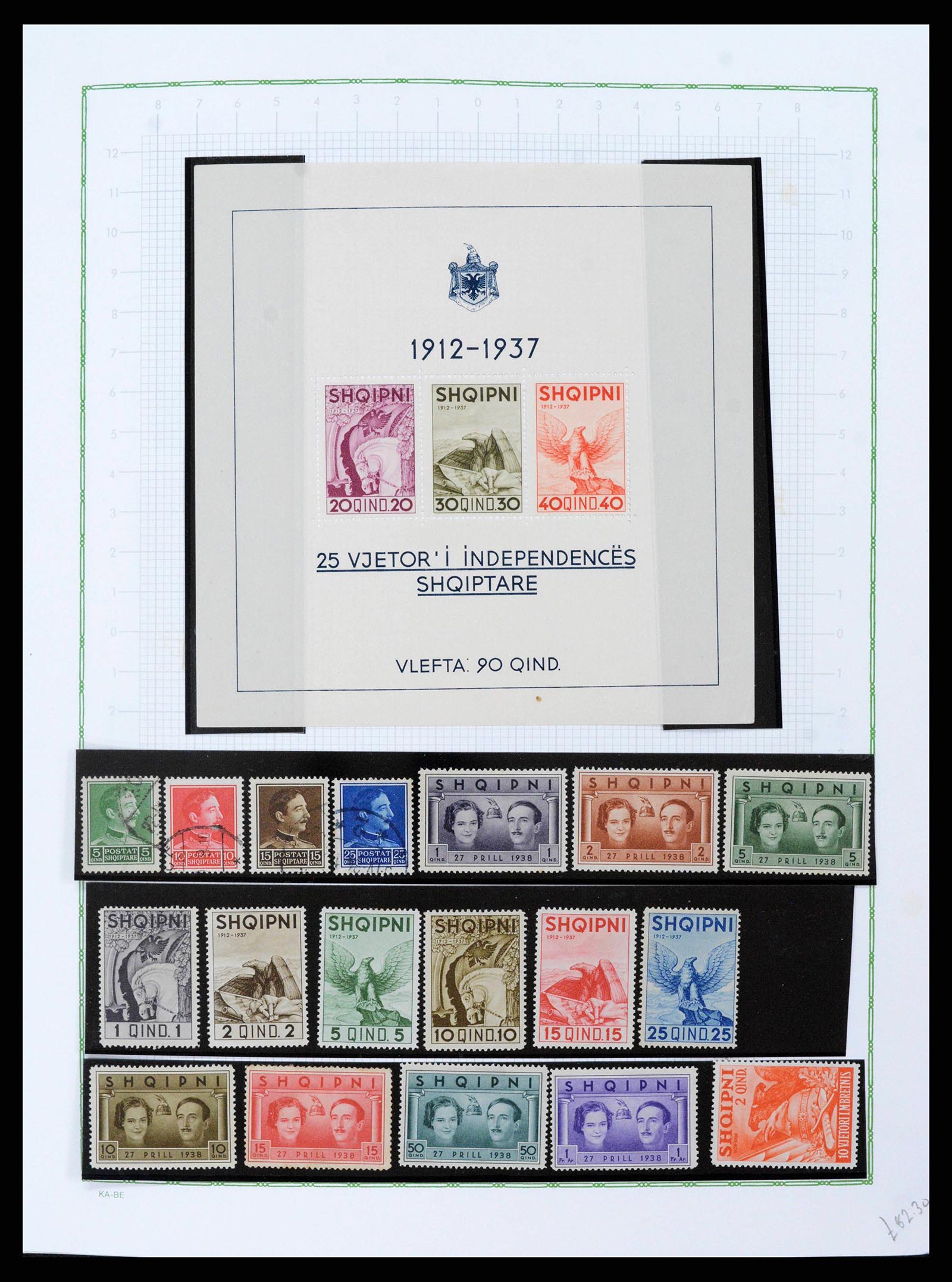 38037 0008 - Stamp collection 38037 Albania 1913-1960.