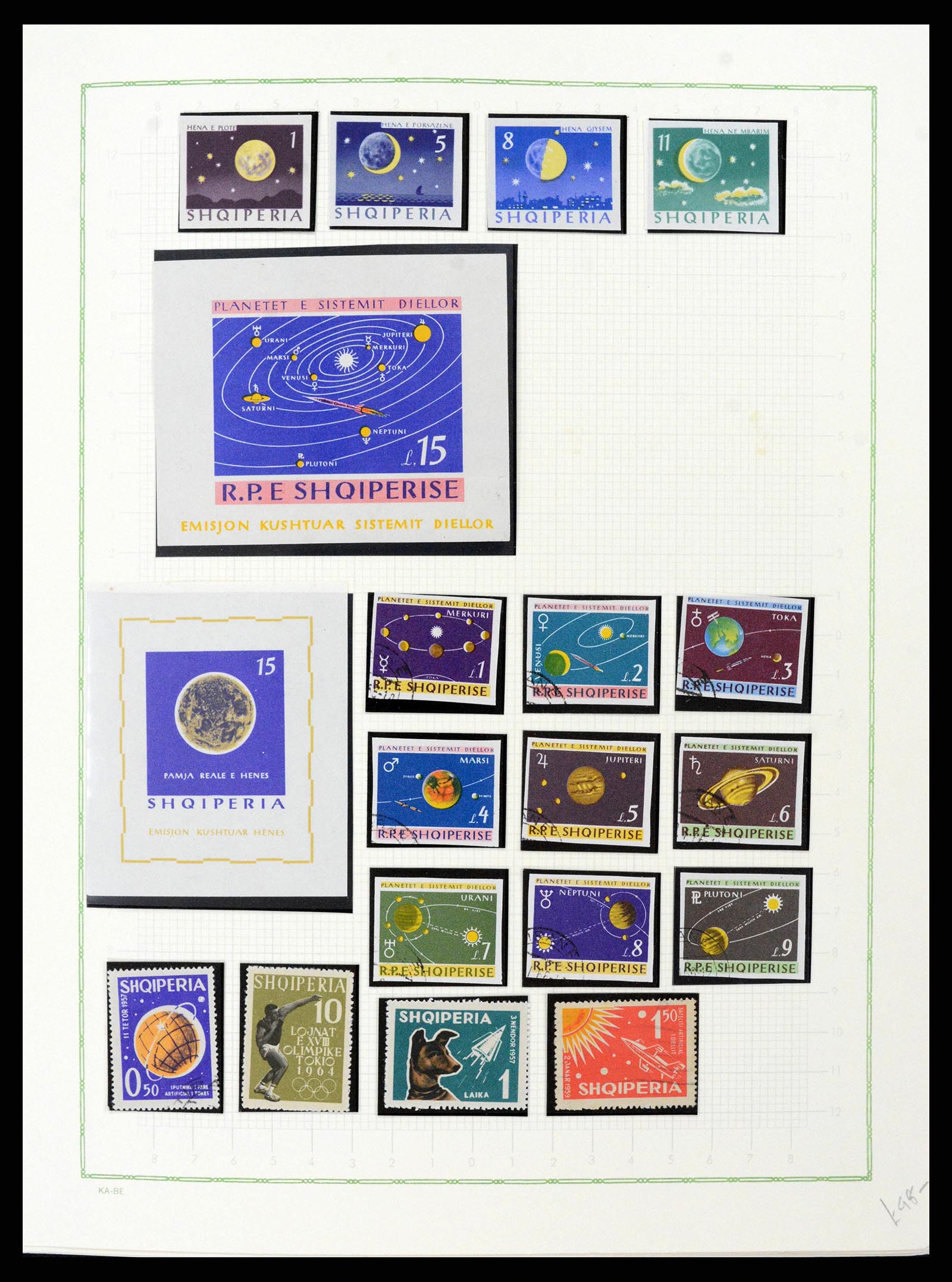 38037 0011 - Stamp collection 38037 Albania 1913-1960.