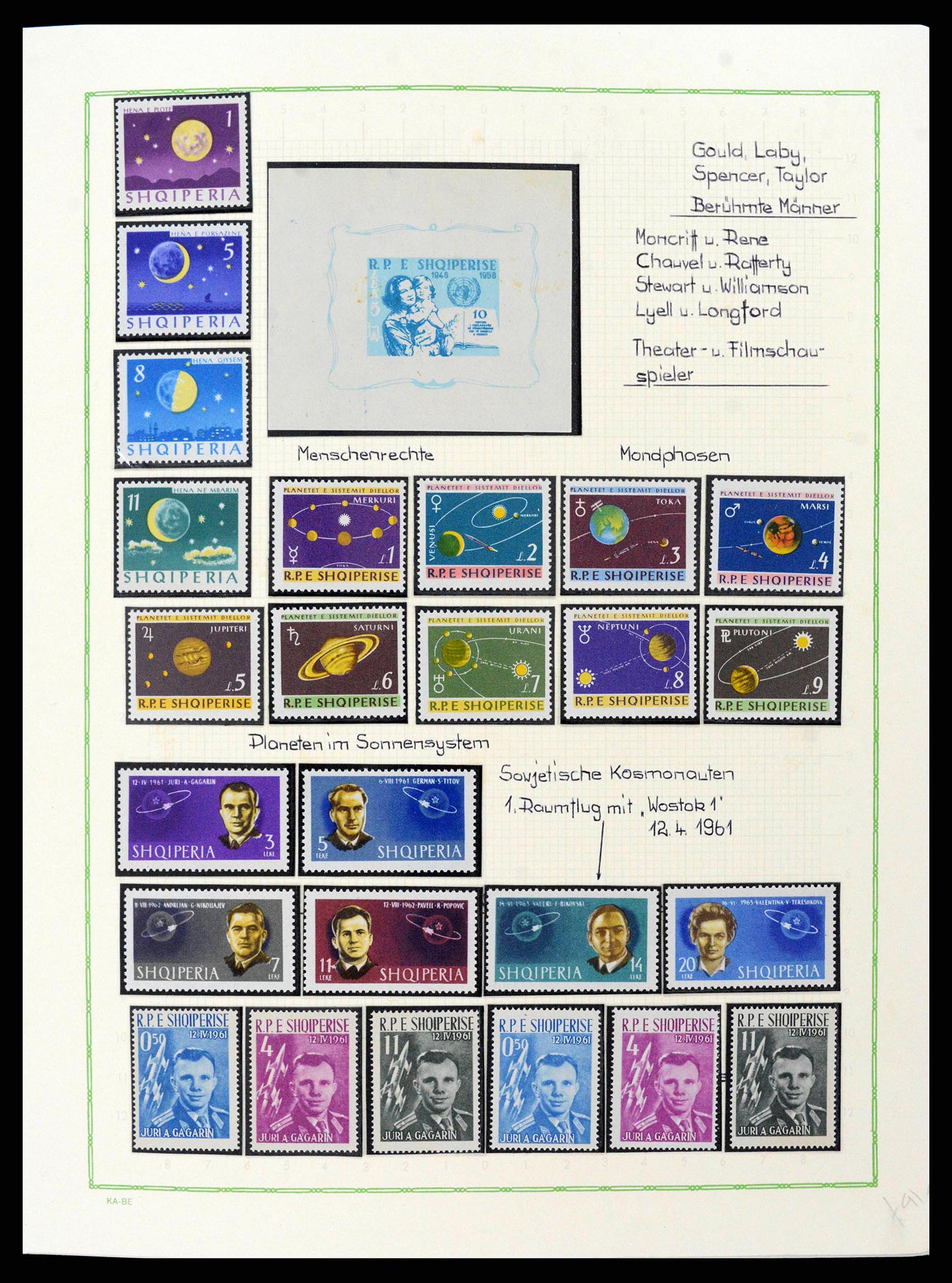 38037 0012 - Stamp collection 38037 Albania 1913-1960.