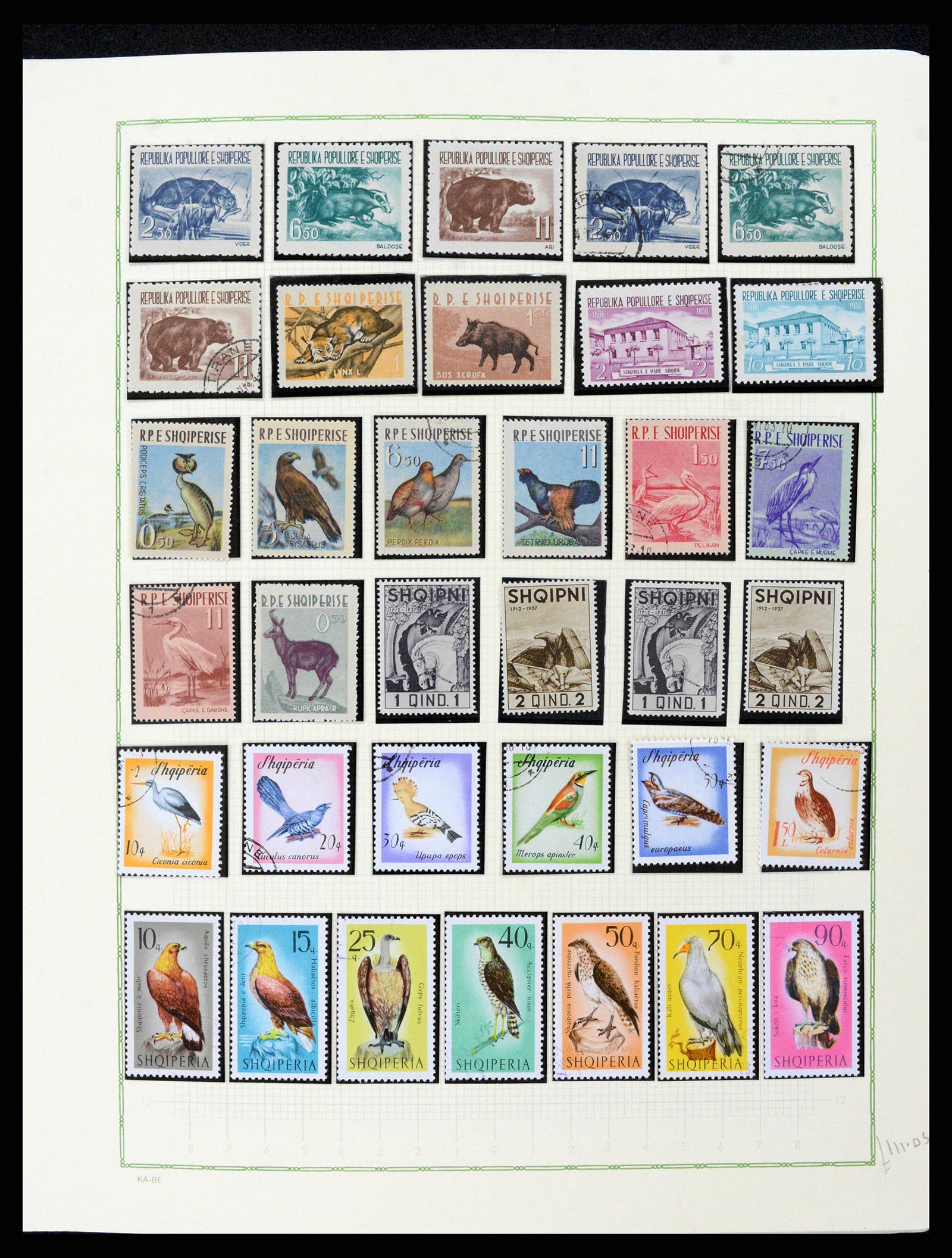 38037 0017 - Stamp collection 38037 Albania 1913-1960.