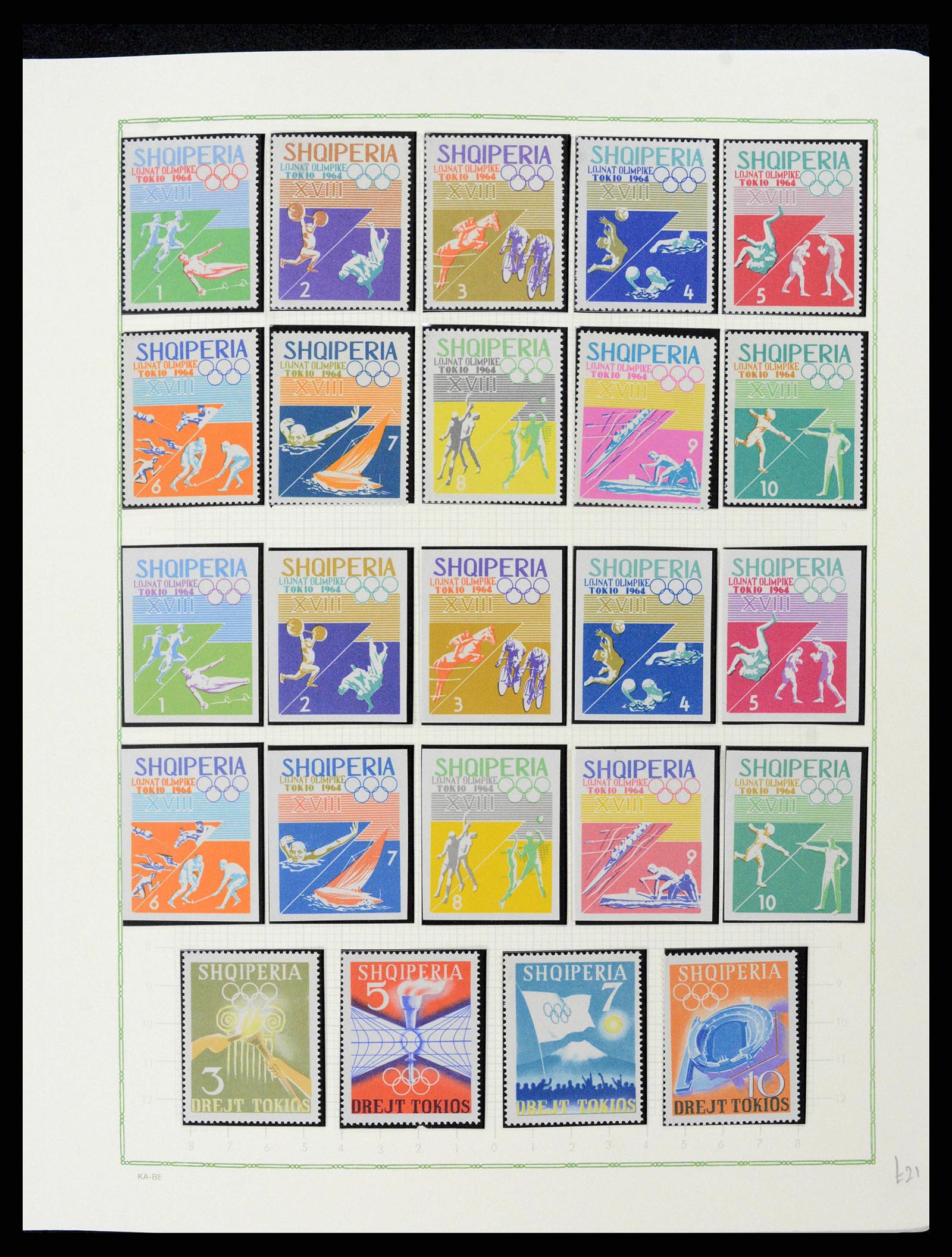 38037 0018 - Stamp collection 38037 Albania 1913-1960.
