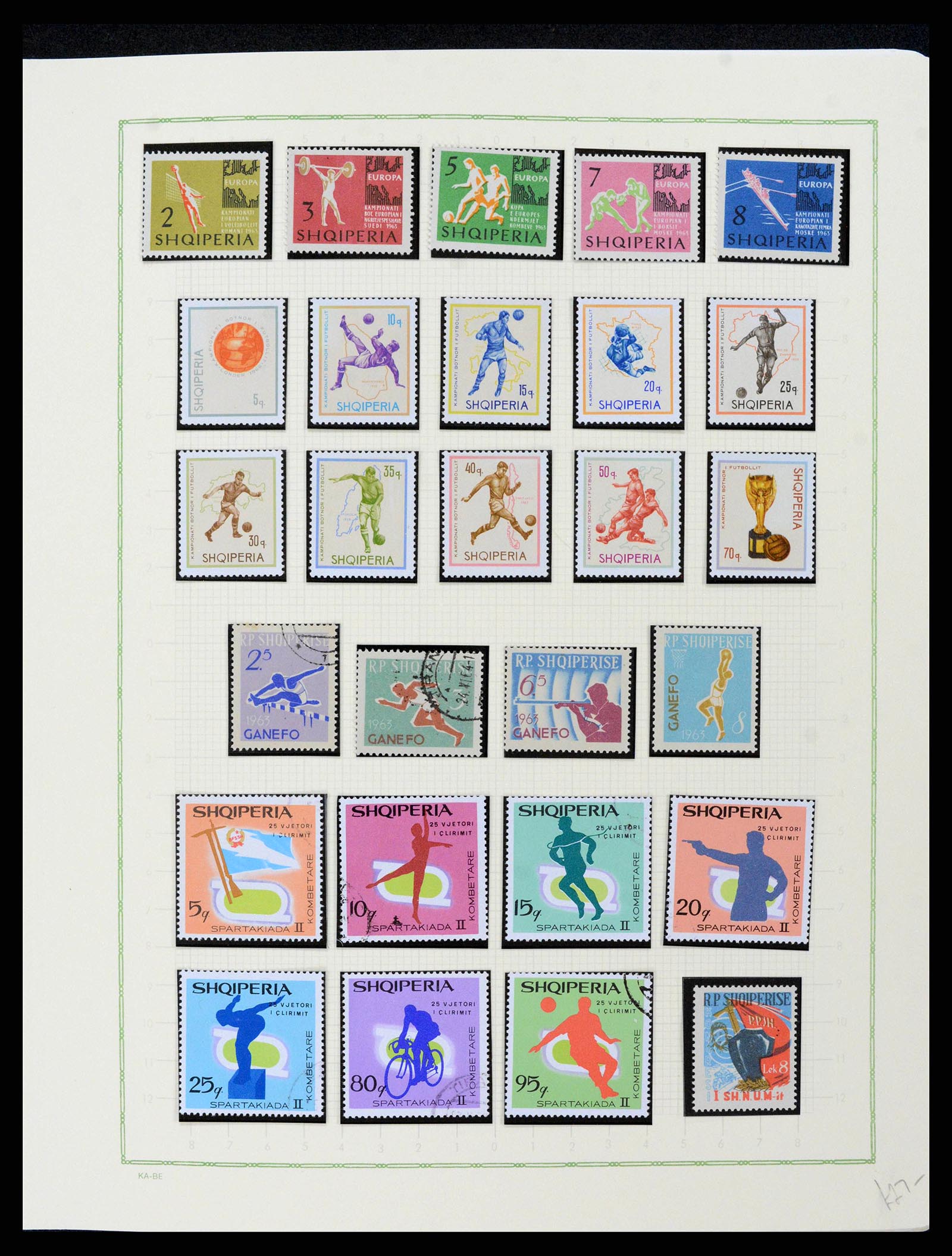 38037 0019 - Stamp collection 38037 Albania 1913-1960.