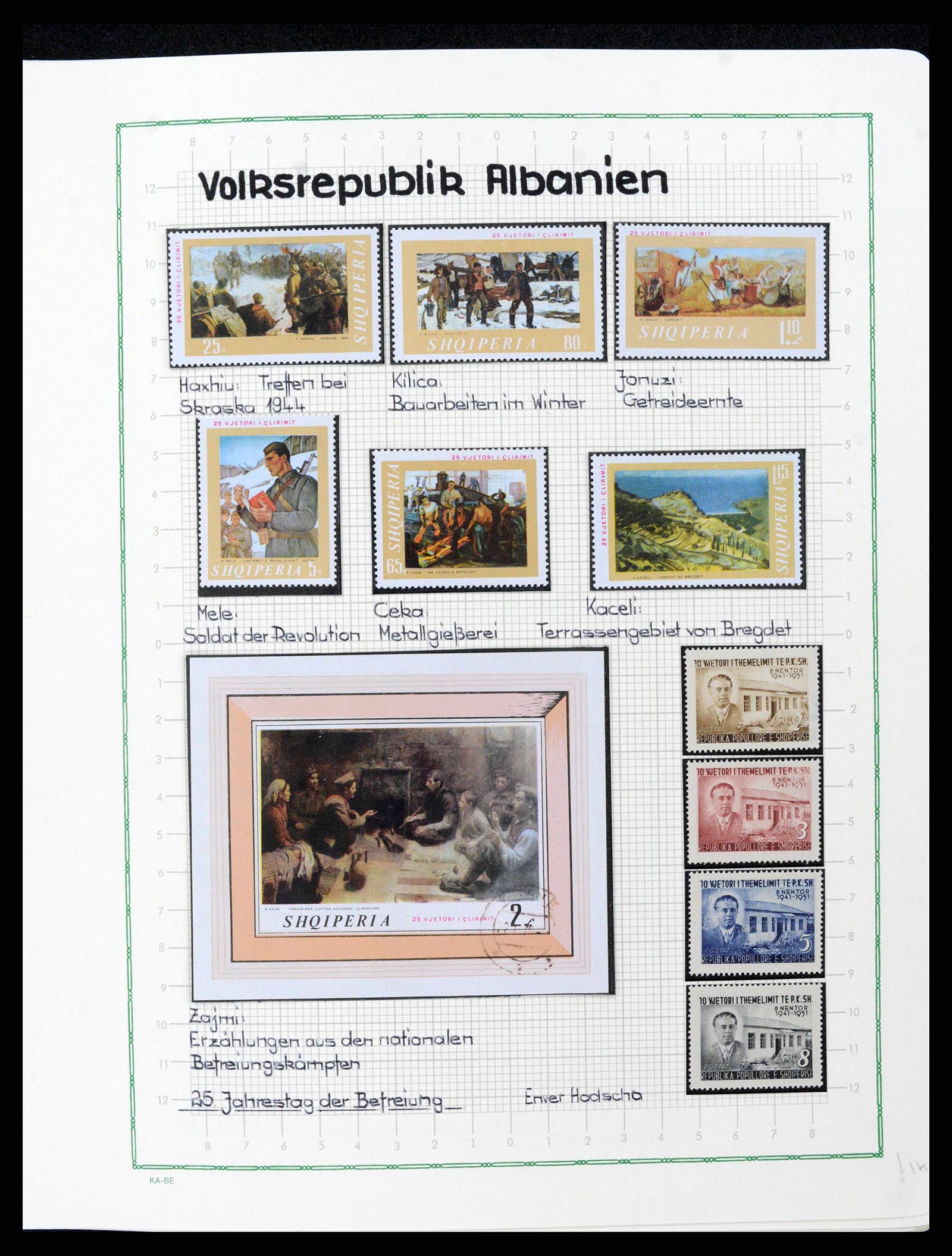 38037 0020 - Stamp collection 38037 Albania 1913-1960.