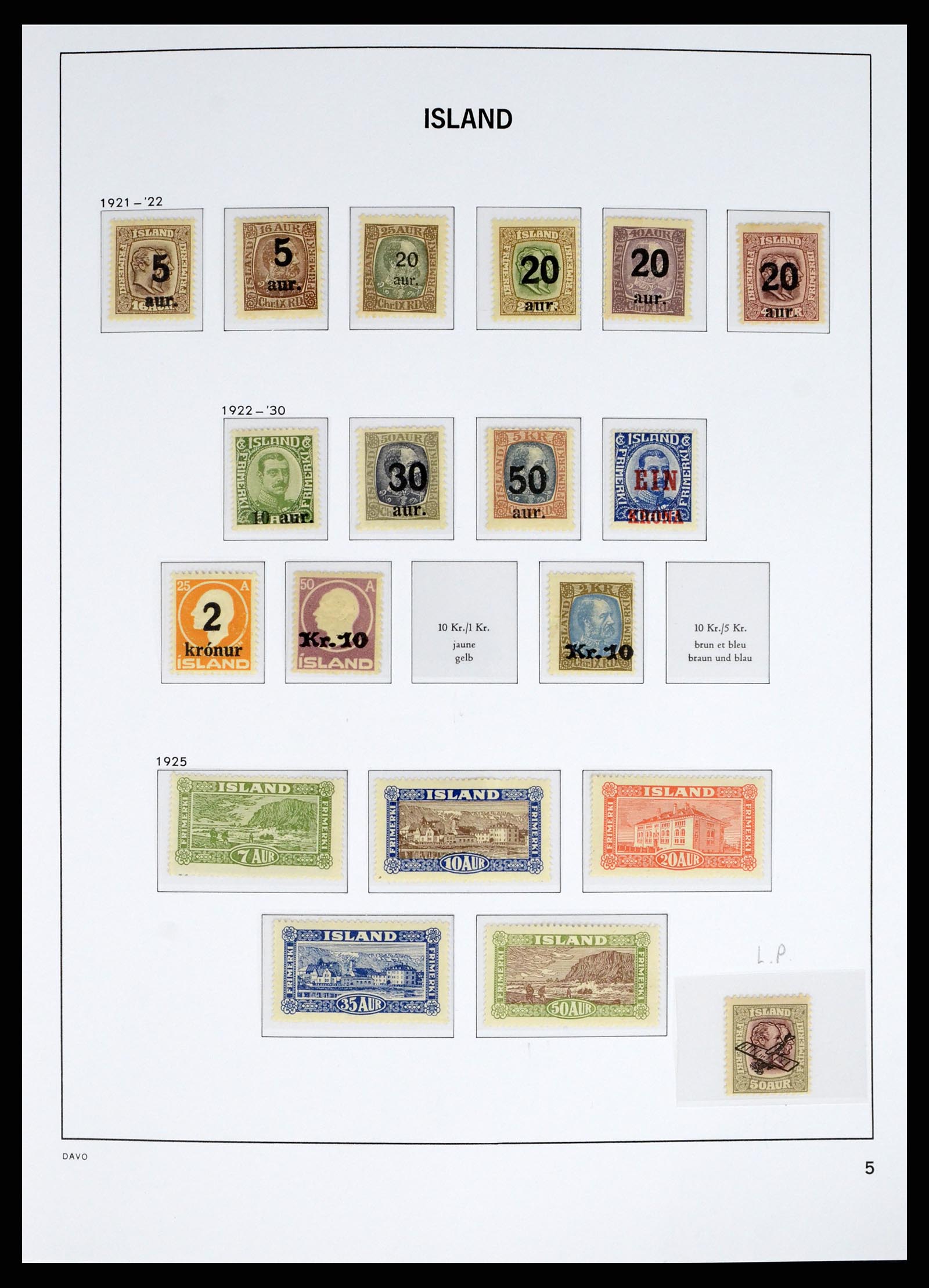 38040 0005 - Postzegelverzameling 38040 IJsland 1873-1989.