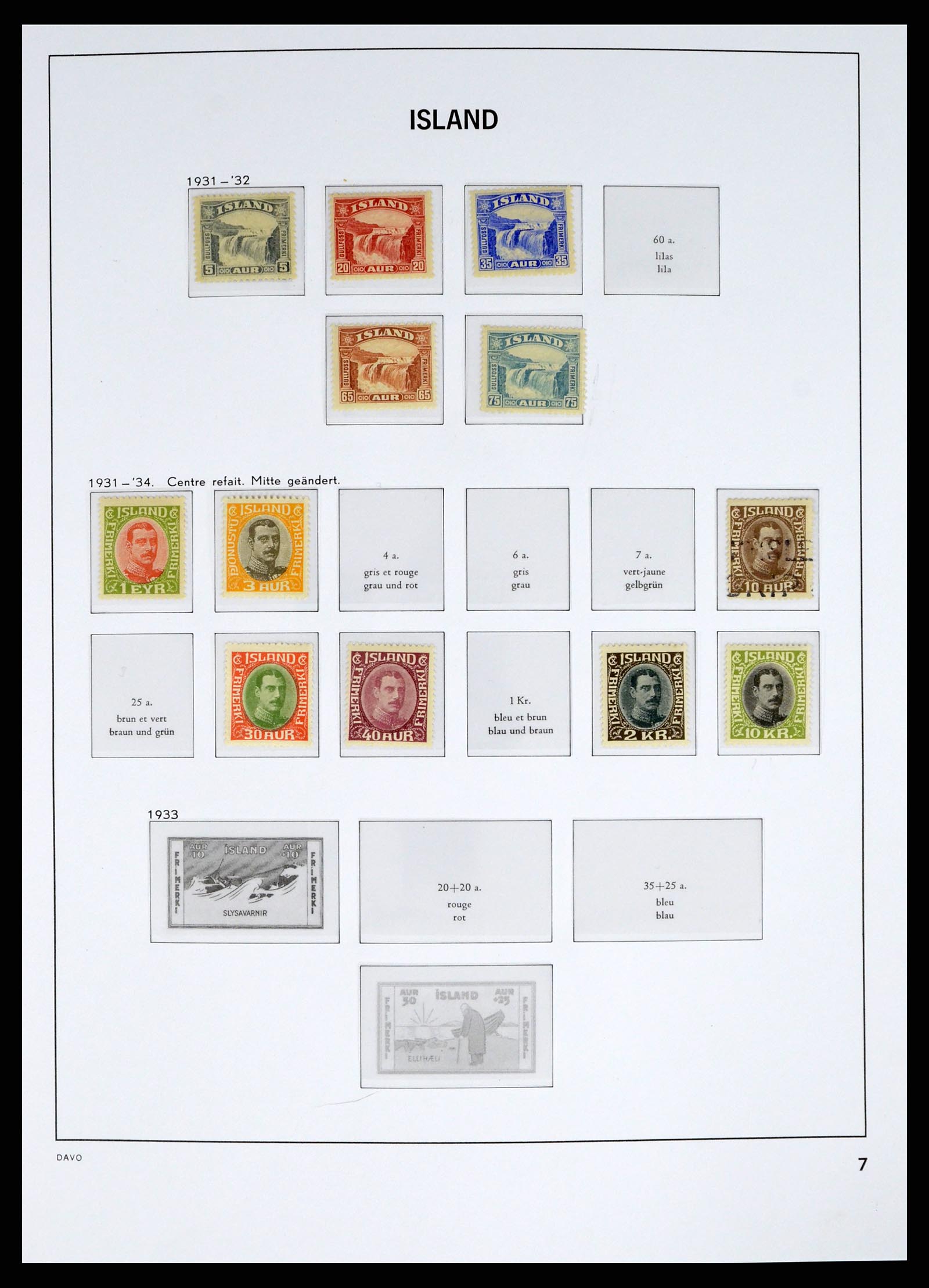 38040 0007 - Postzegelverzameling 38040 IJsland 1873-1989.