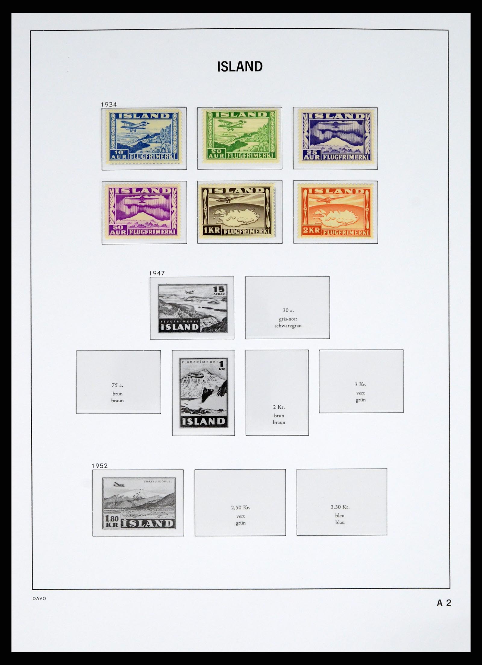 38040 0058 - Postzegelverzameling 38040 IJsland 1873-1989.