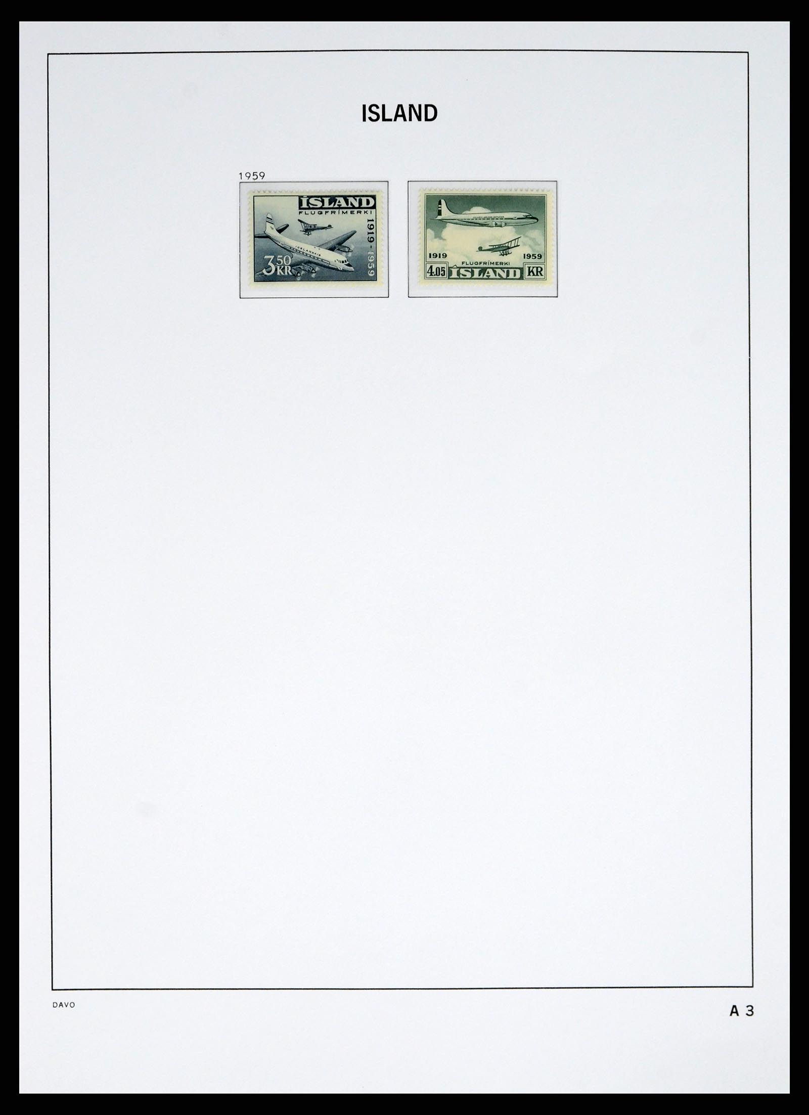 38040 0059 - Postzegelverzameling 38040 IJsland 1873-1989.