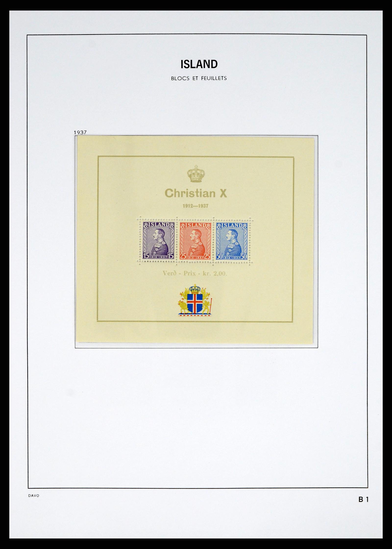 38040 0060 - Postzegelverzameling 38040 IJsland 1873-1989.