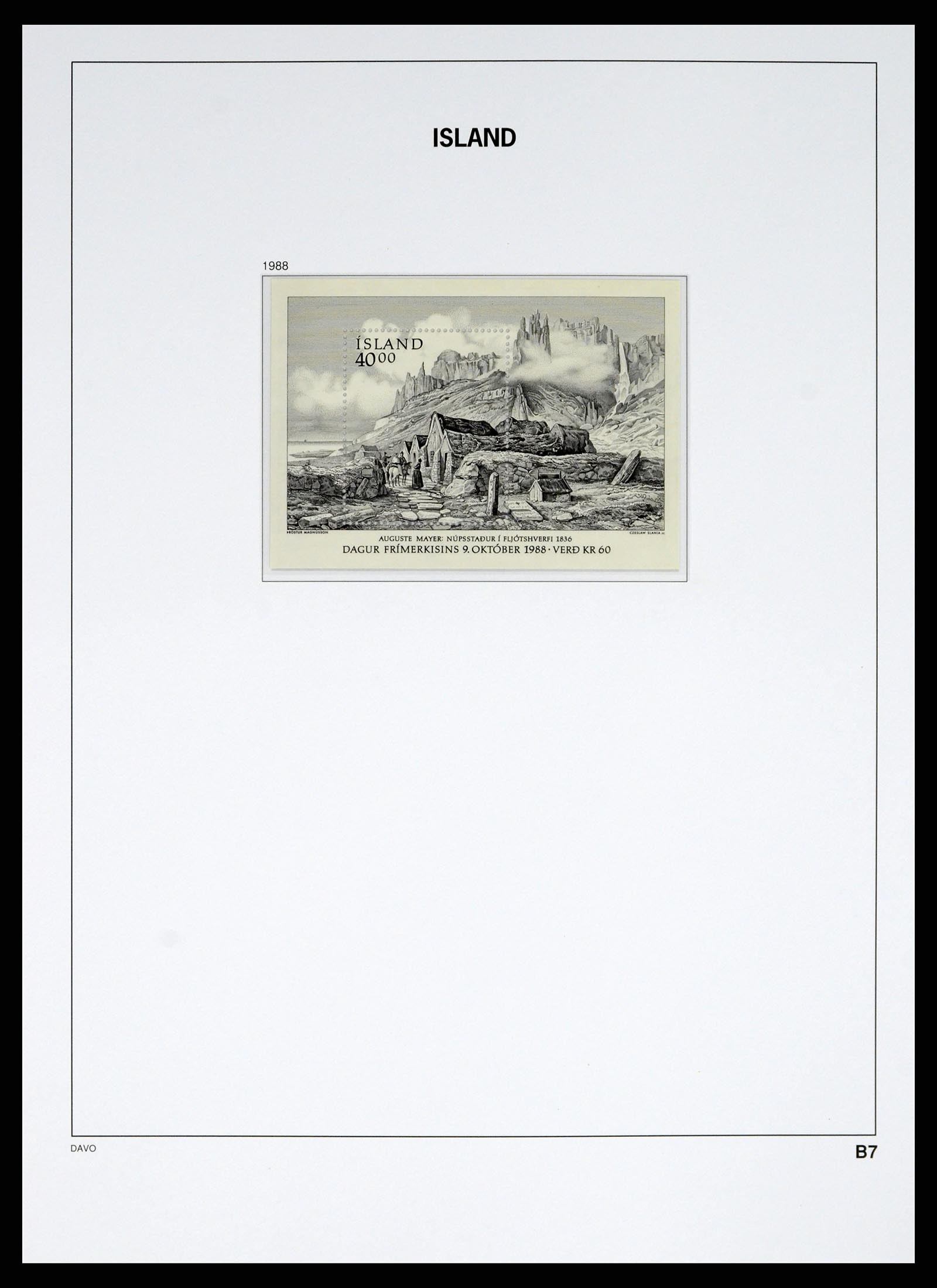 38040 0066 - Postzegelverzameling 38040 IJsland 1873-1989.