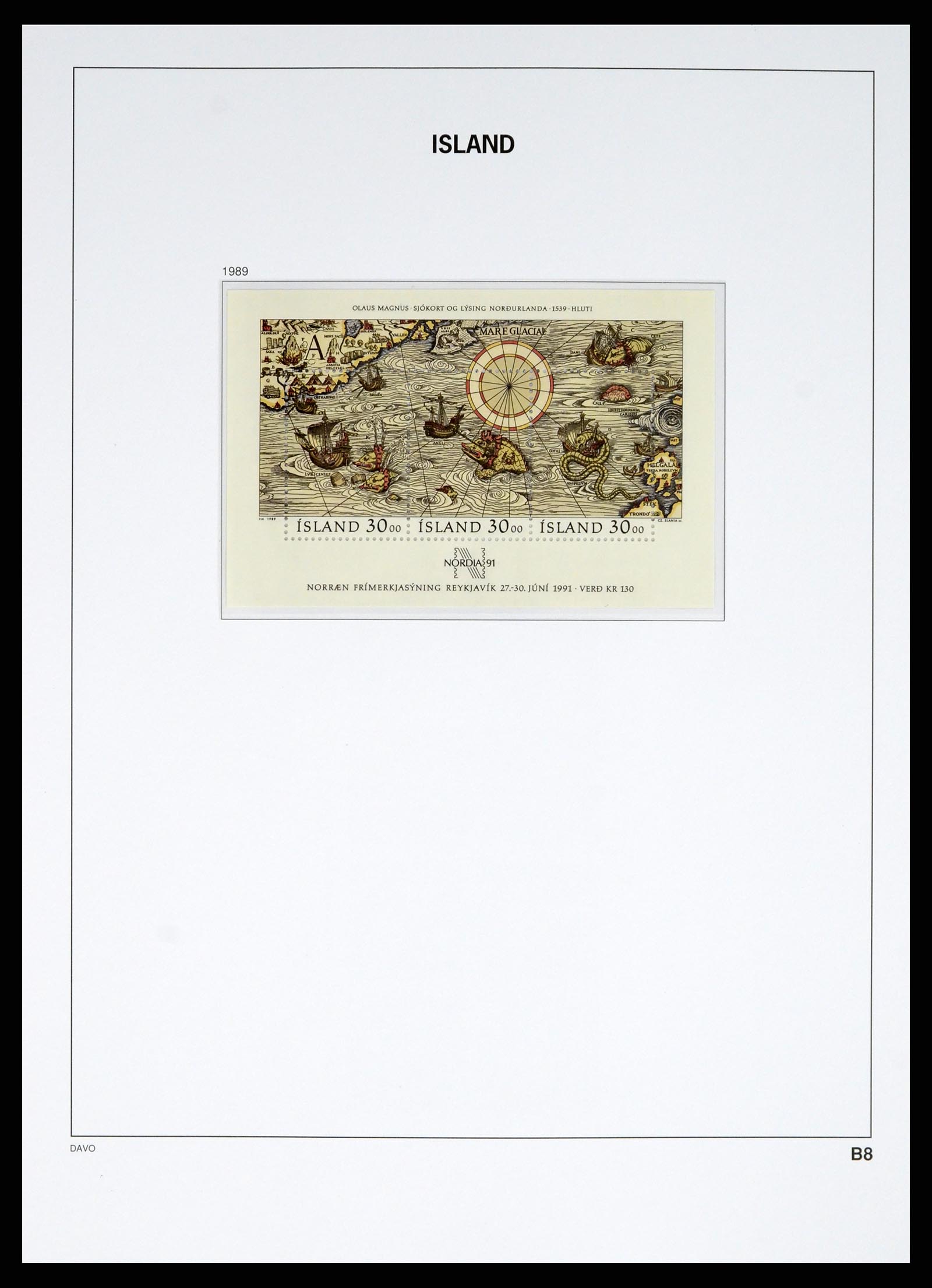 38040 0067 - Postzegelverzameling 38040 IJsland 1873-1989.