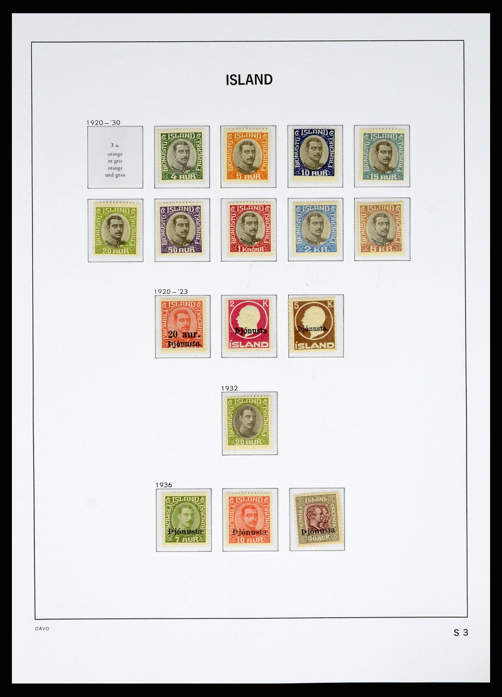 38040 0070 - Postzegelverzameling 38040 IJsland 1873-1989.