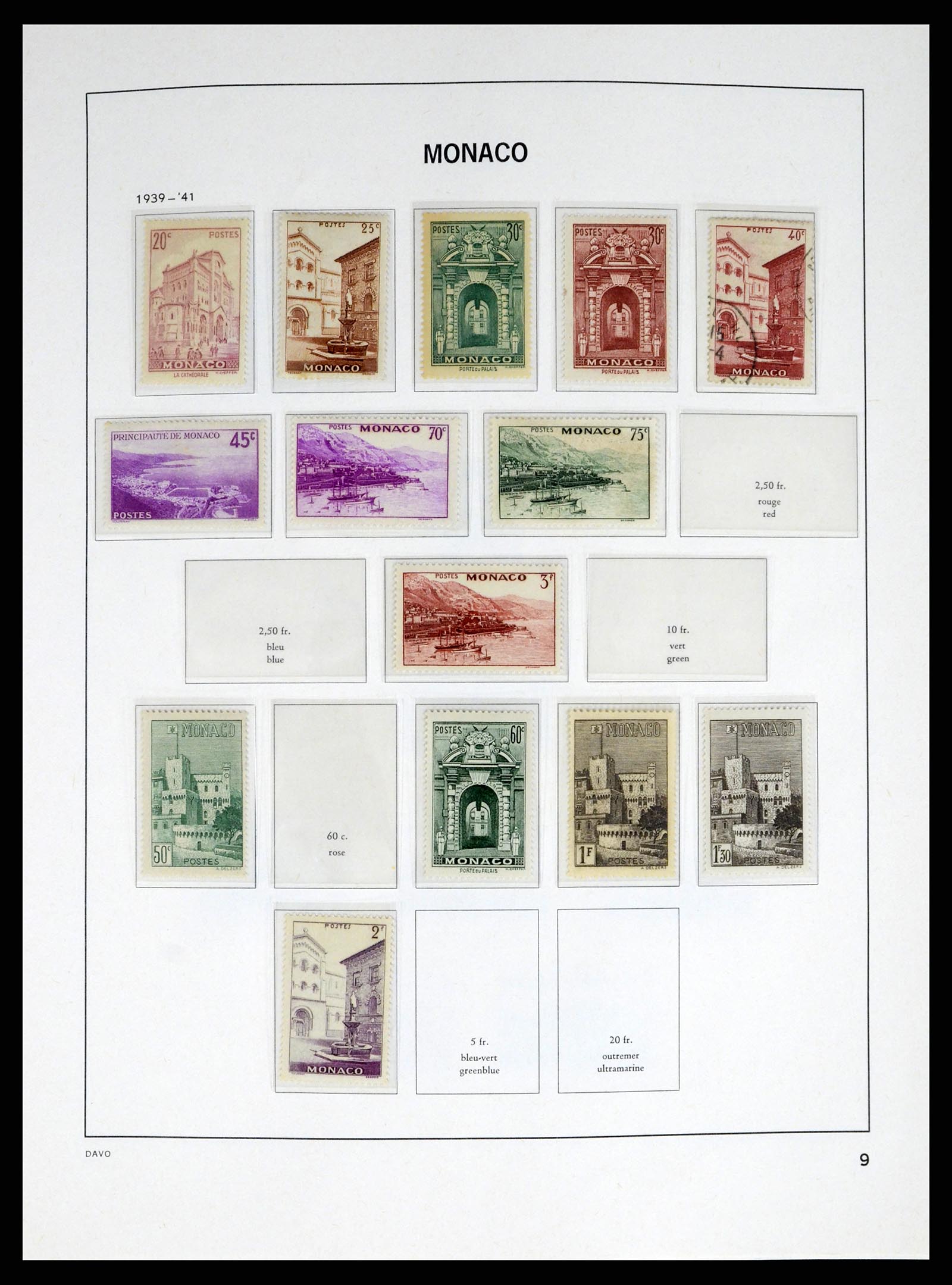 38041 0009 - Stamp collection 38041 Monaco 1885-1974.