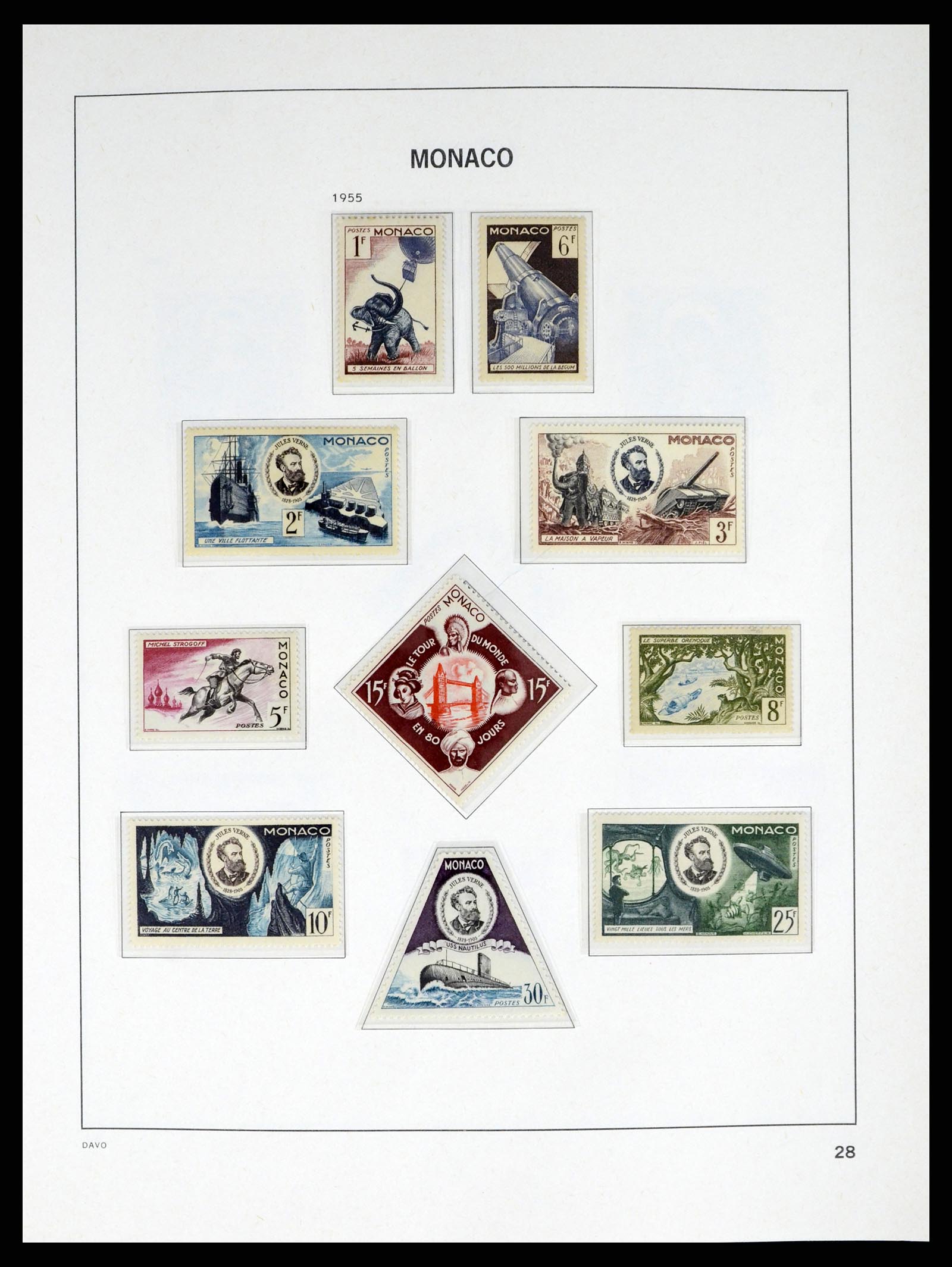 38041 0028 - Stamp collection 38041 Monaco 1885-1974.