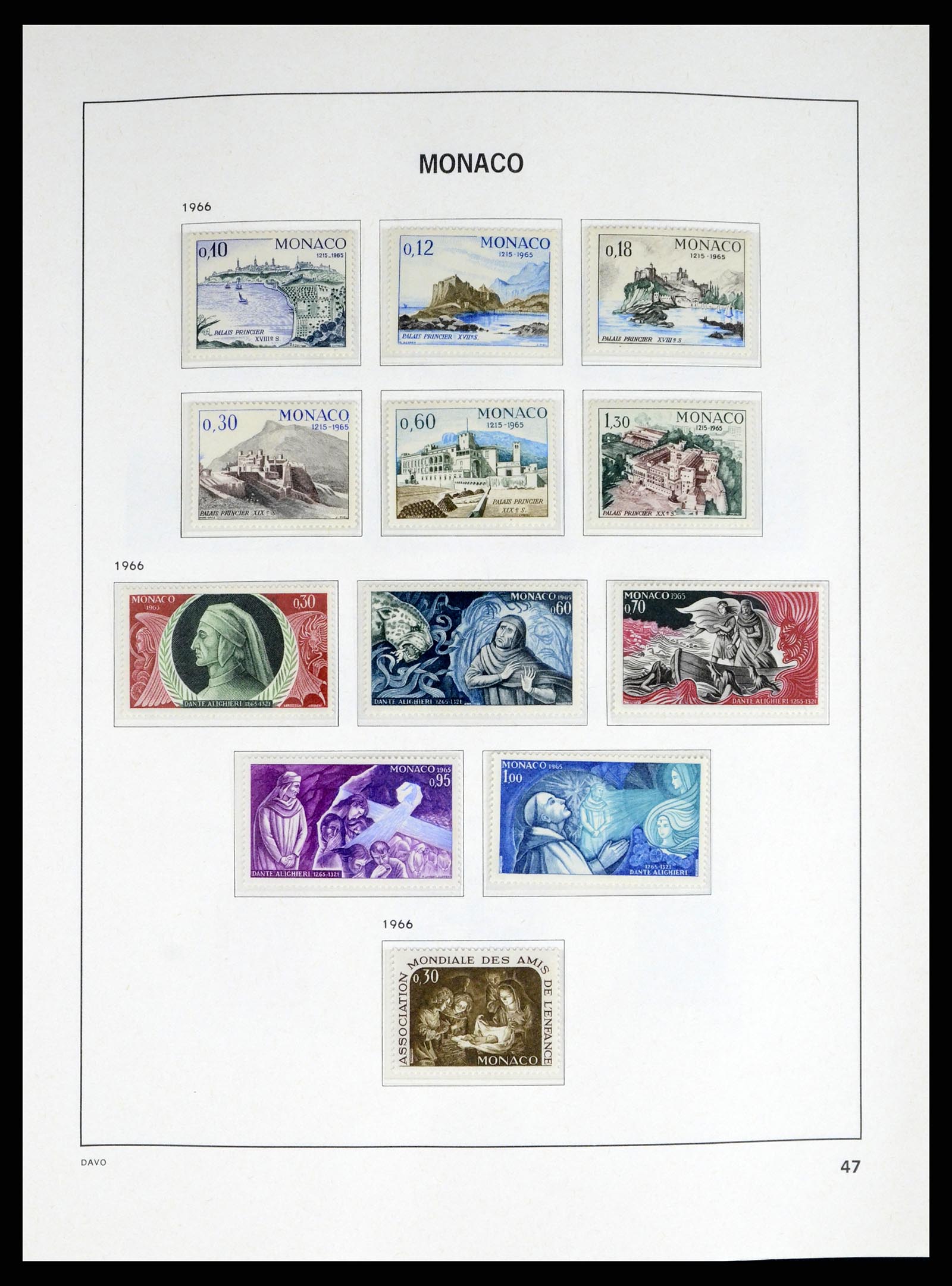 38041 0047 - Stamp collection 38041 Monaco 1885-1974.