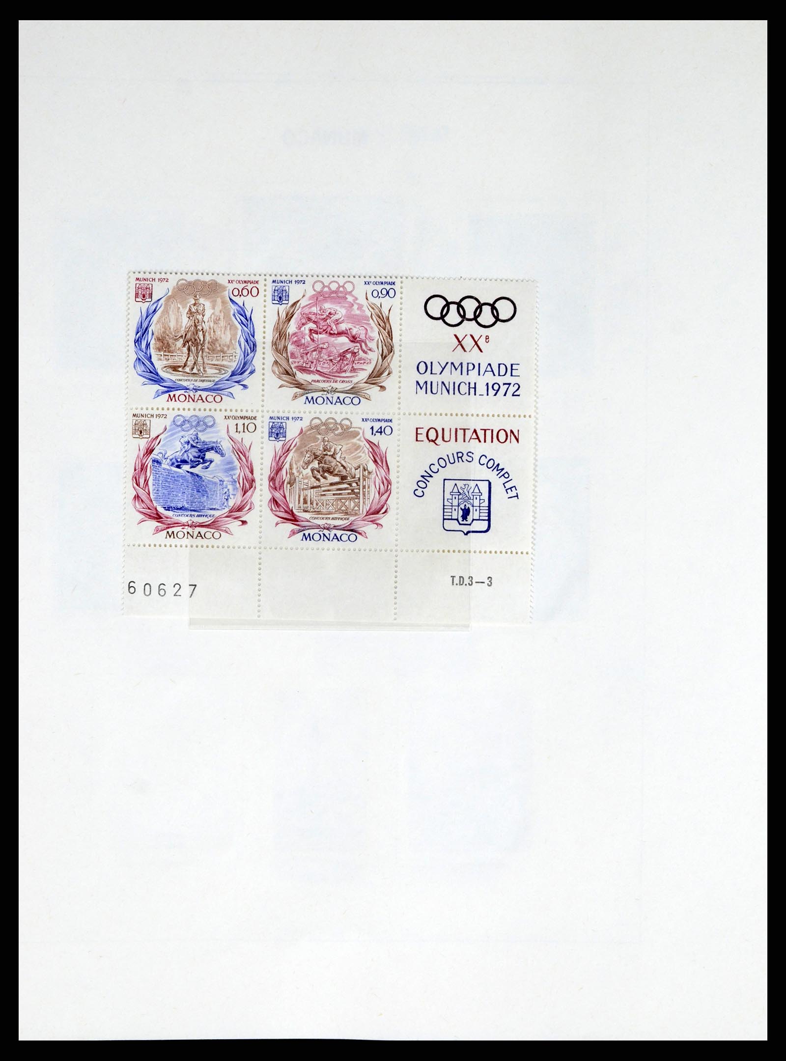 38041 0066 - Stamp collection 38041 Monaco 1885-1974.